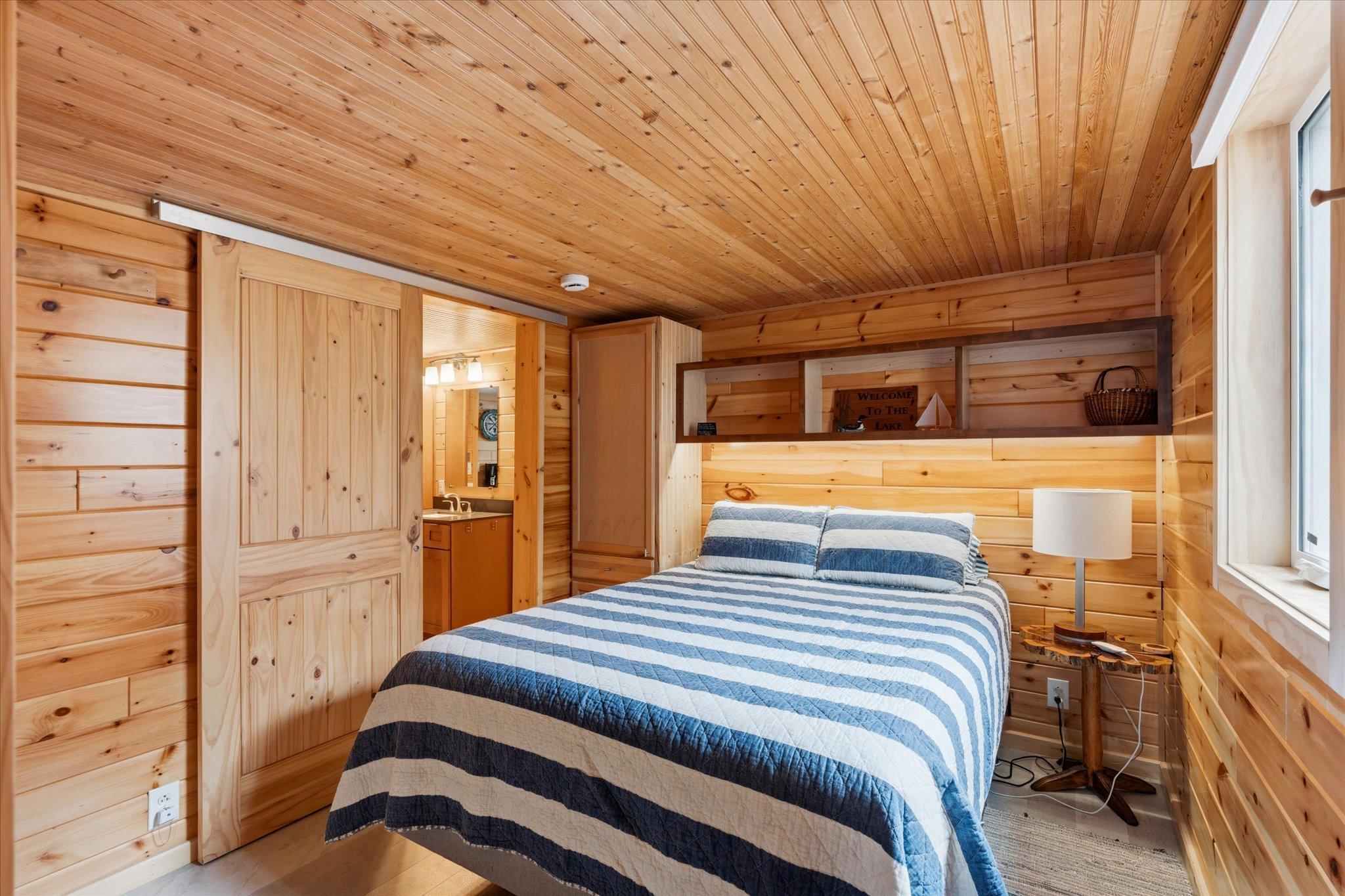 Cabin 1 - main level bedroom