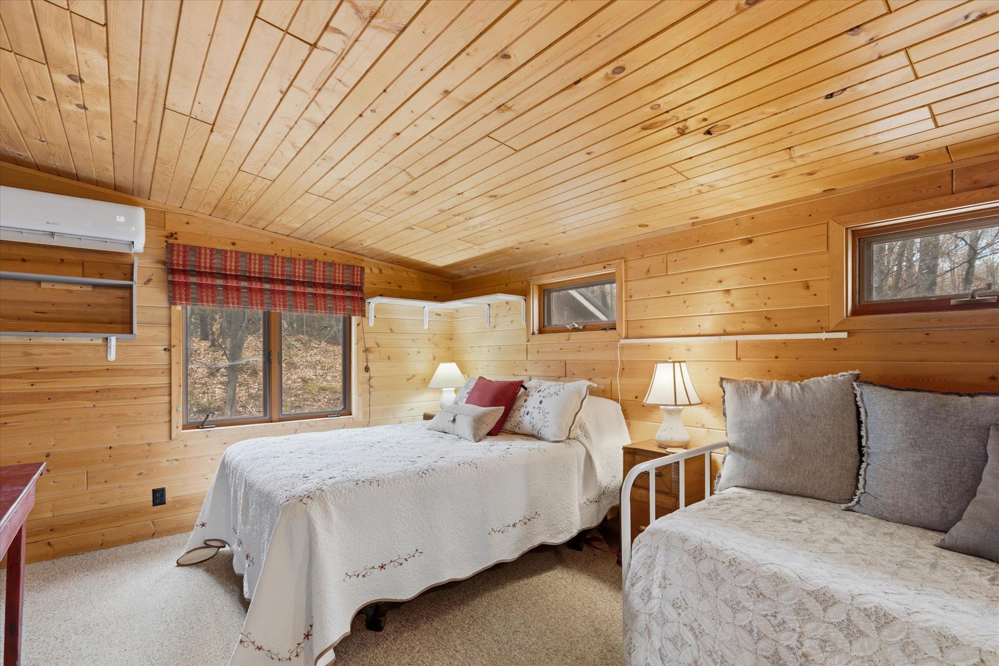 A-frame - main floor bedroom