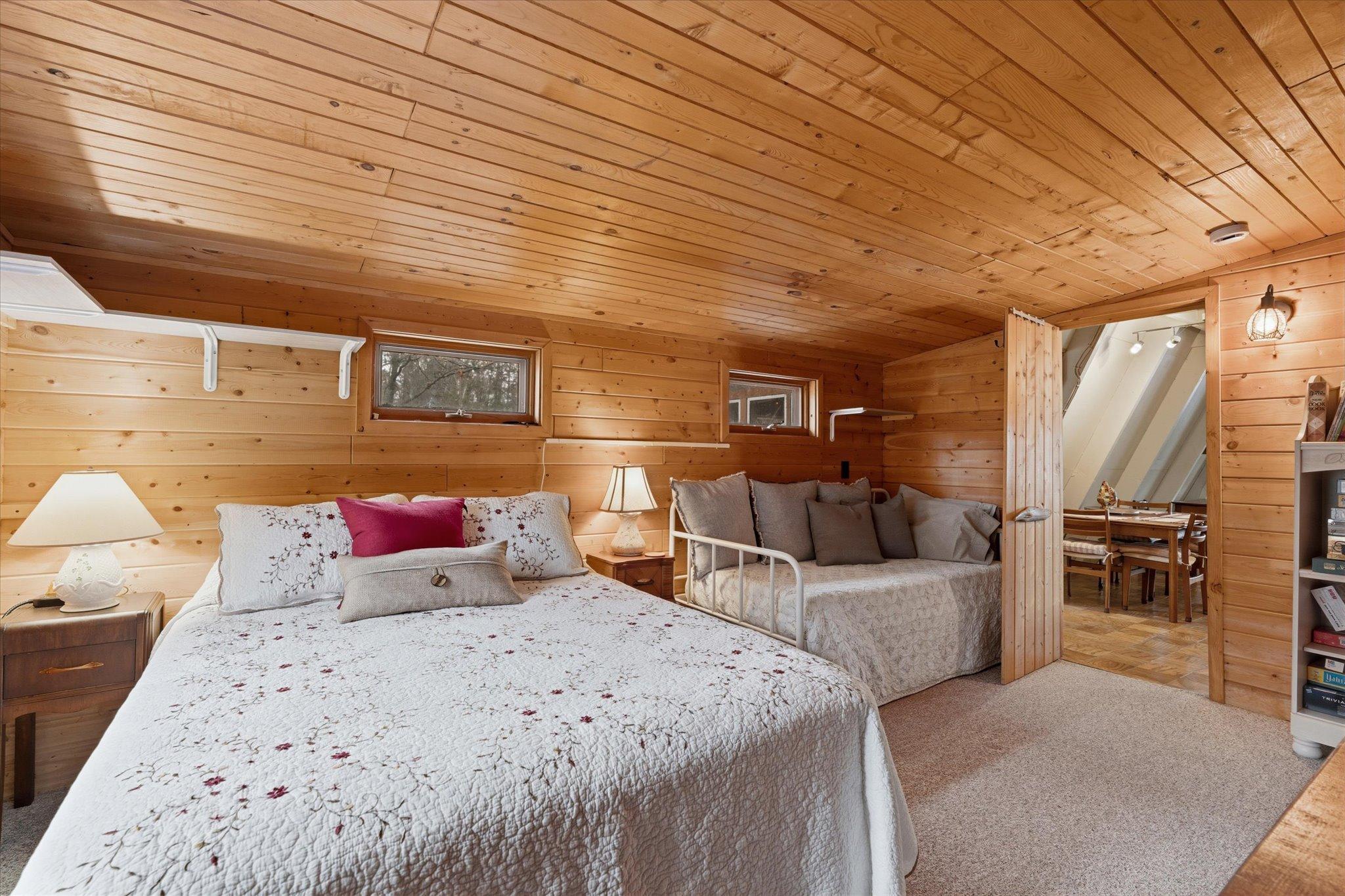 A-frame - main floor bedroom