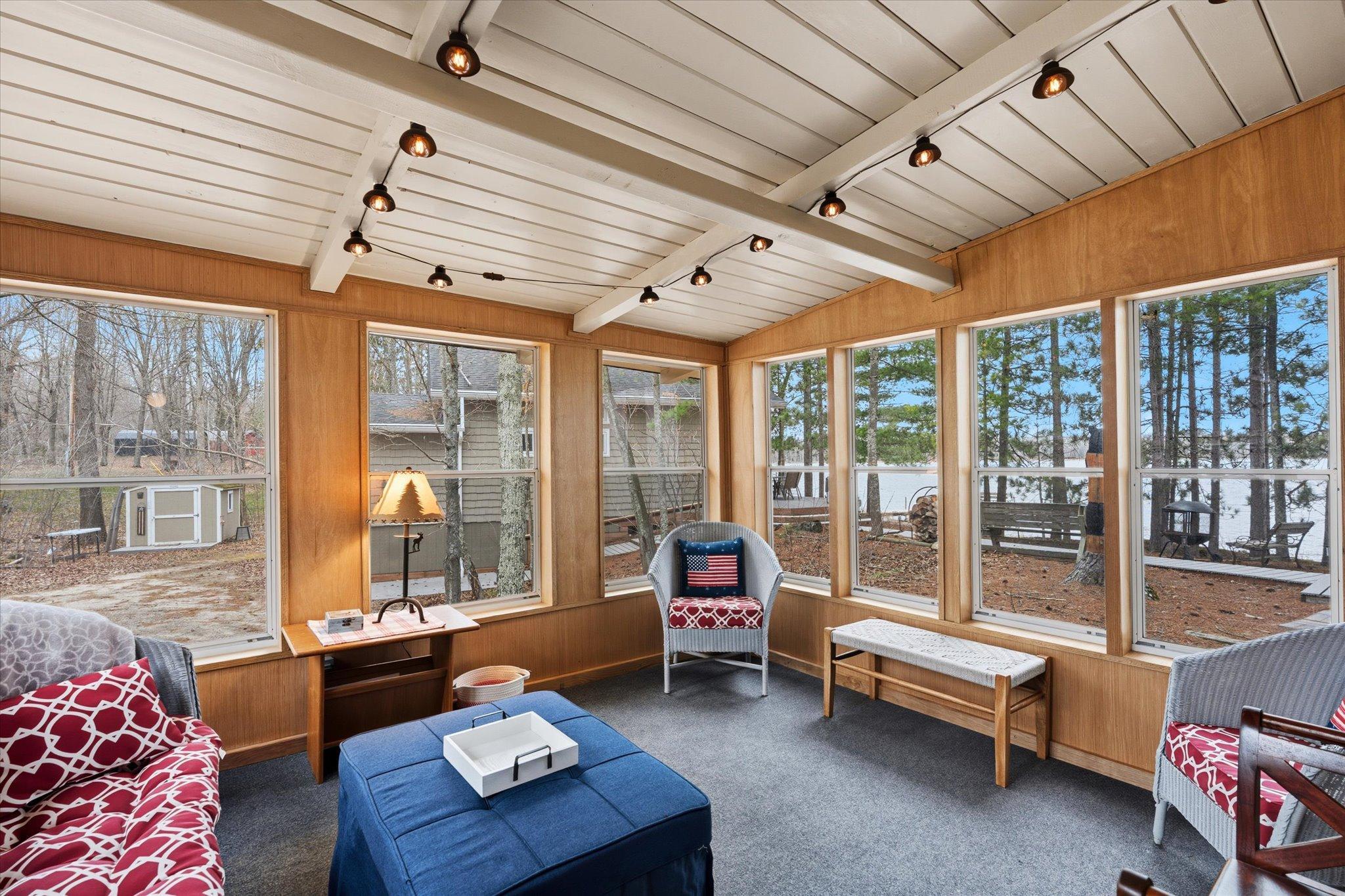 A-frame - main floor sunroom/screened porch