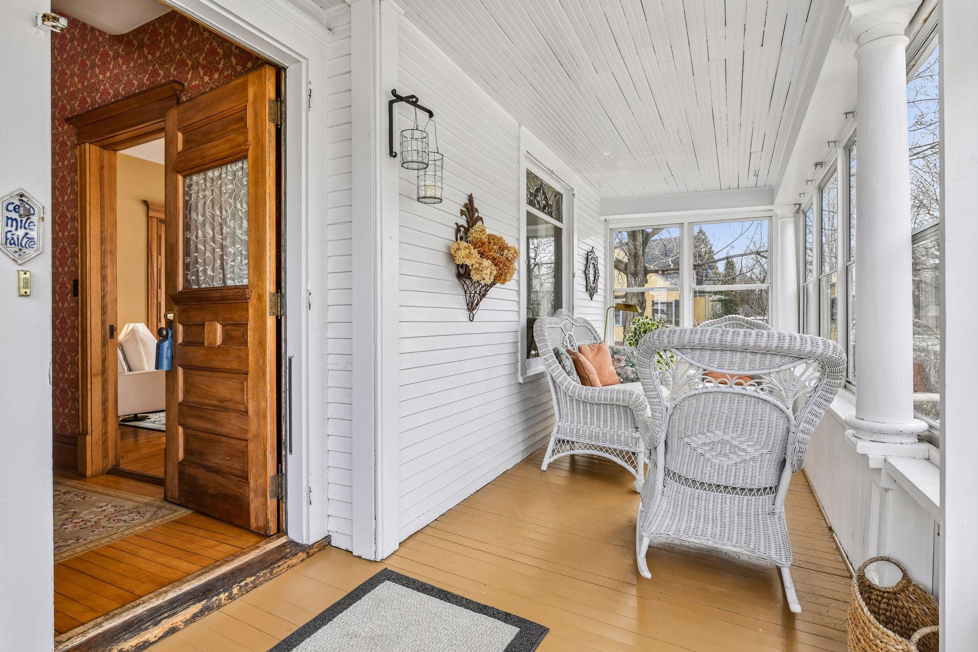 Spring and summer nights were made for this front porch. A great spot to gather with friends & neighbors.