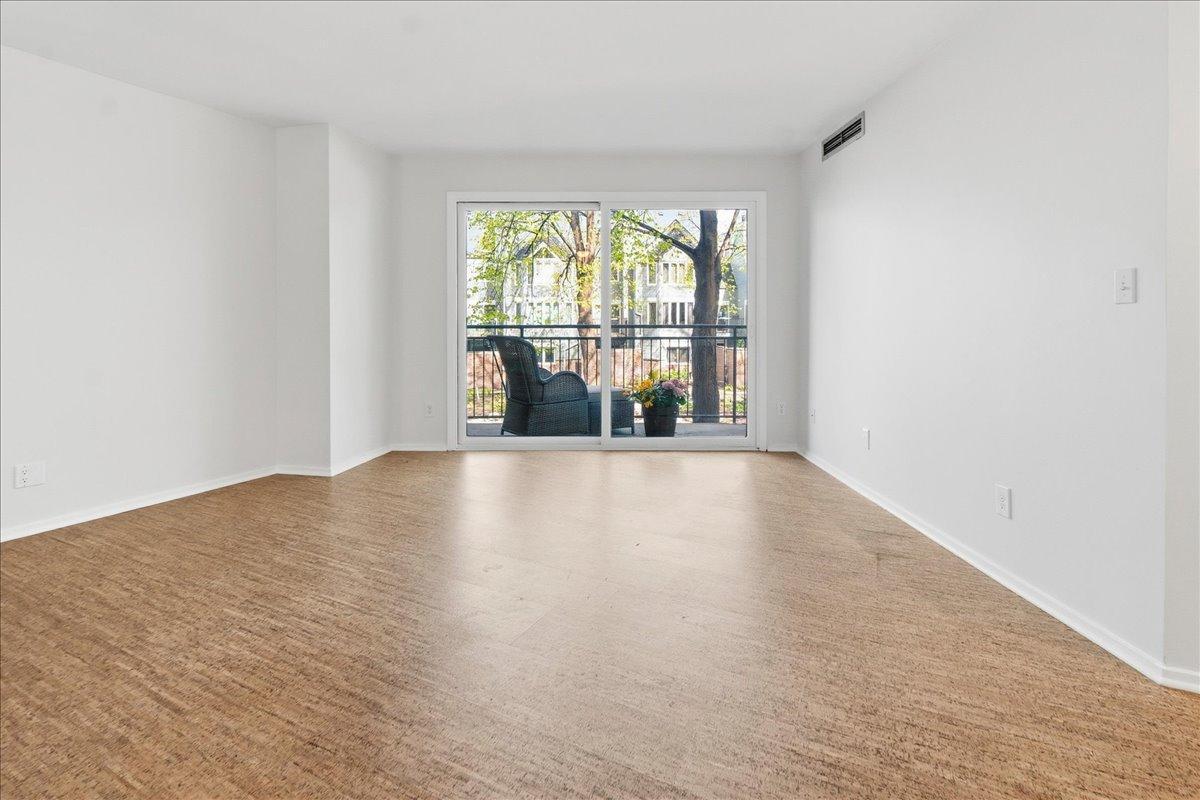 Living Room with Cork Floors