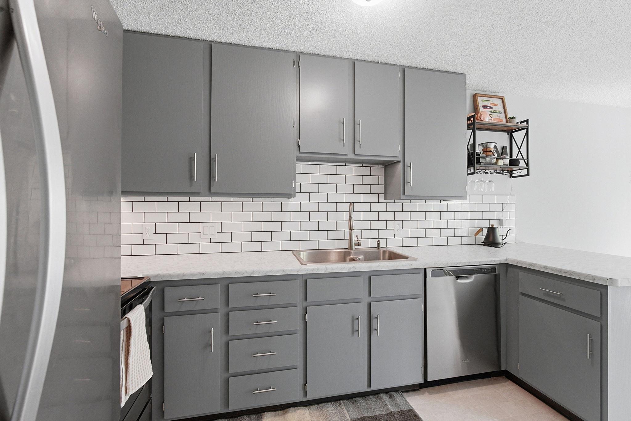 Lots of cabinet space.