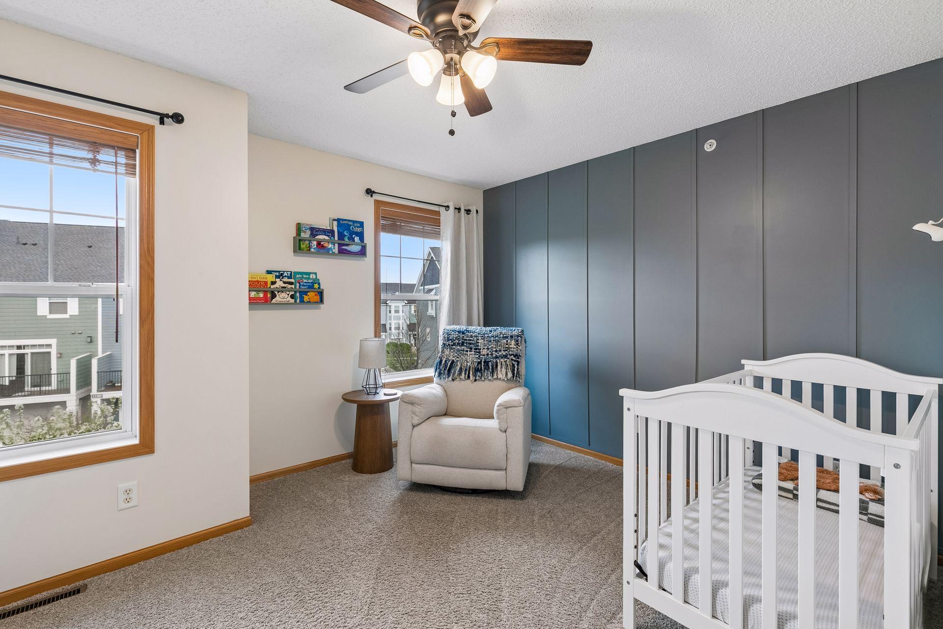 Second bedroom on the upper-level.