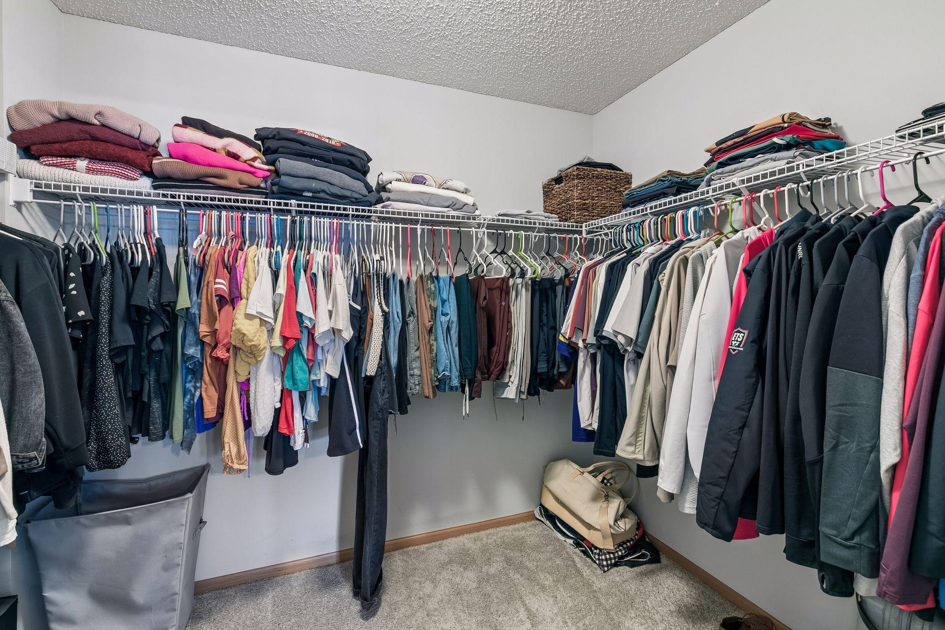 Large walk-in-closet off the primary.