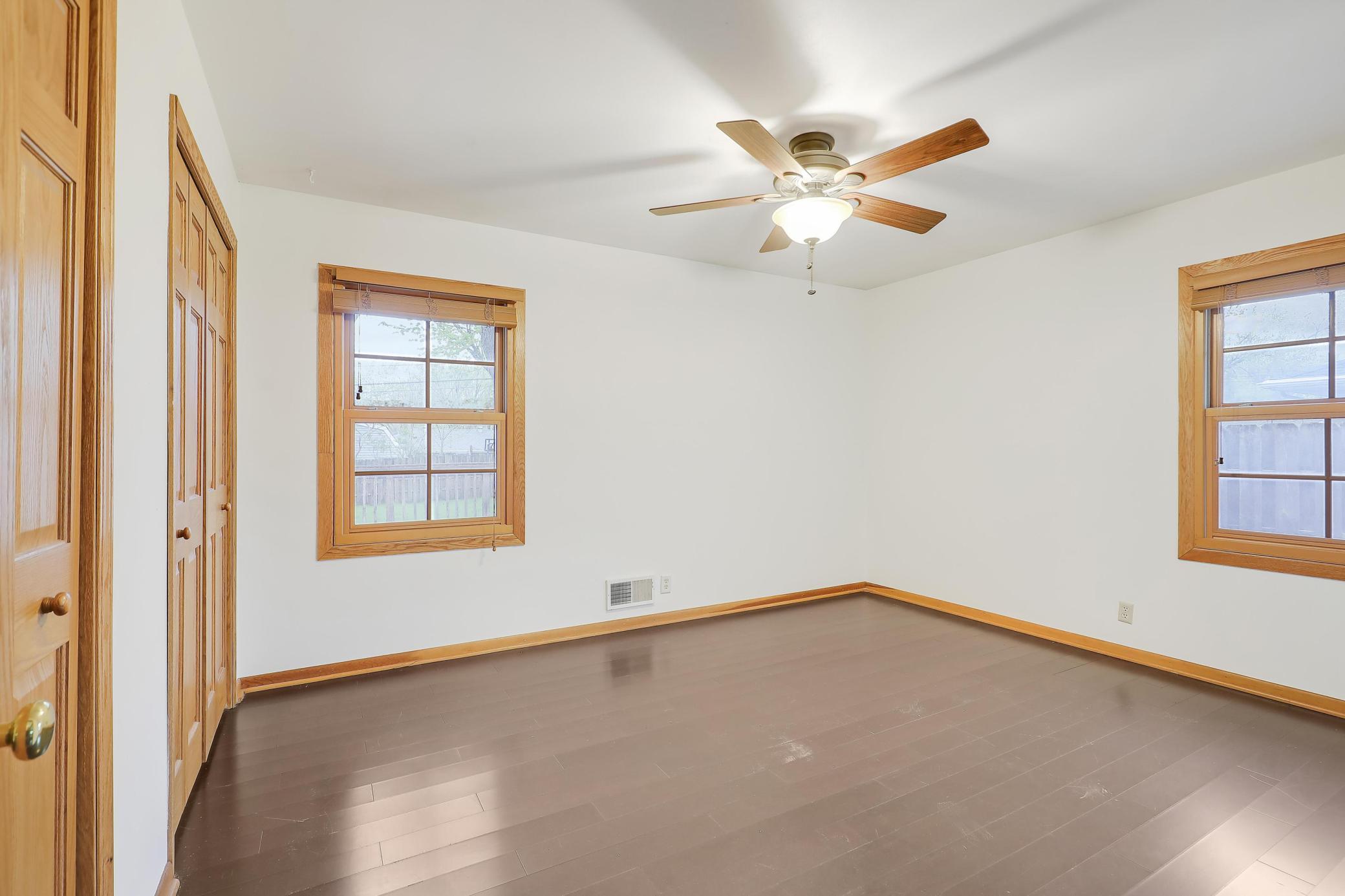 Spacious enough for all your bedroom furniture.