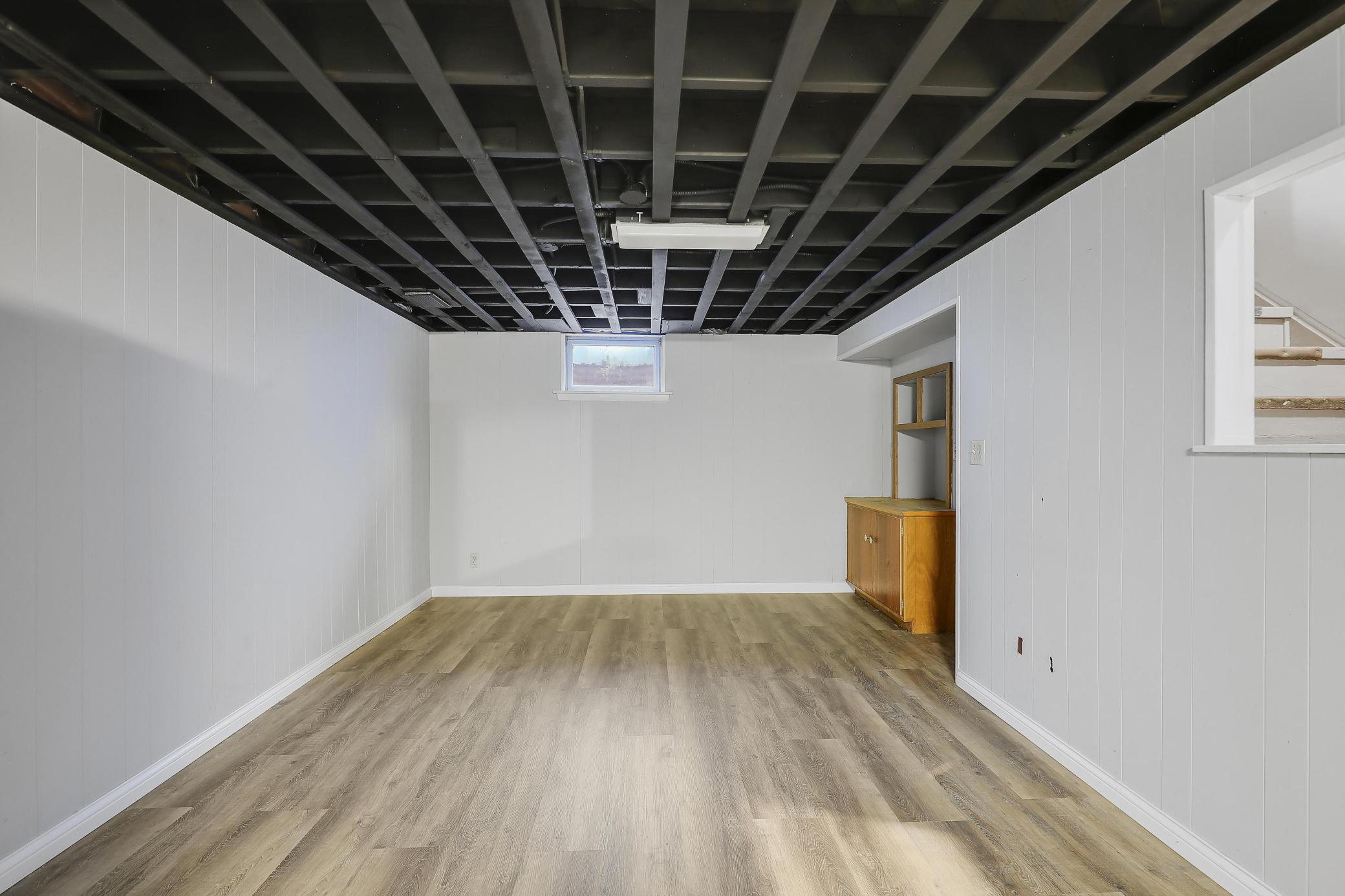 Newer flooring in the lower level too!