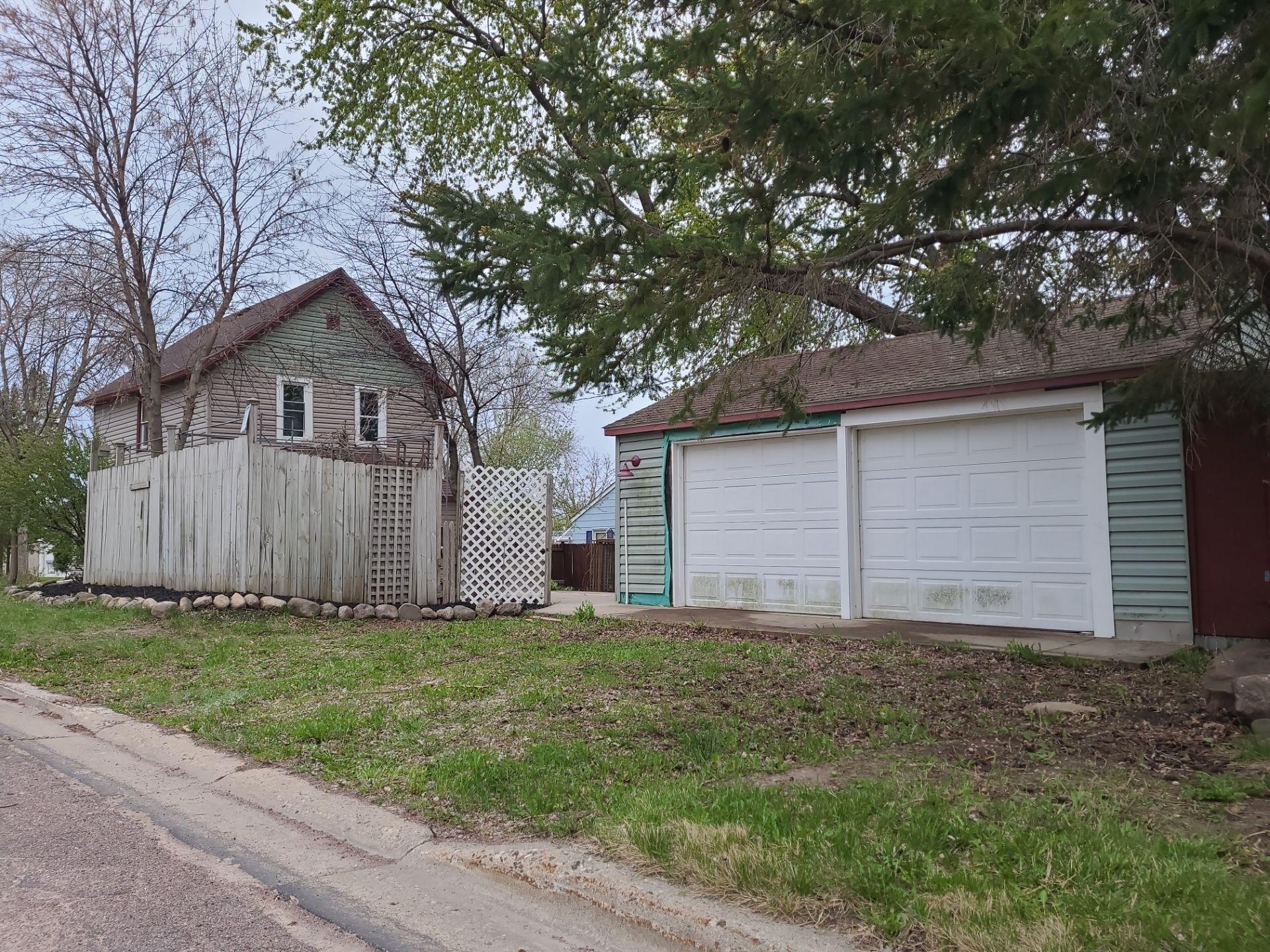 Two car garage