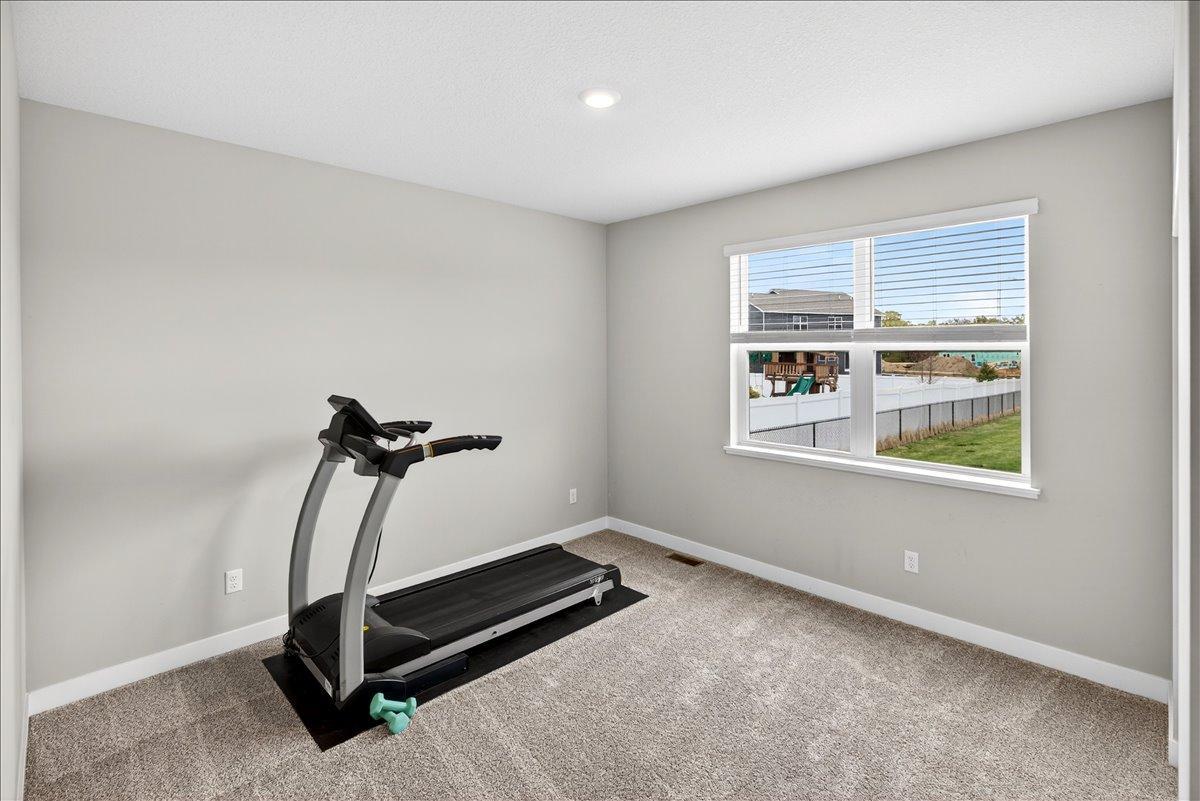 Main floor bedroom or home gym/office