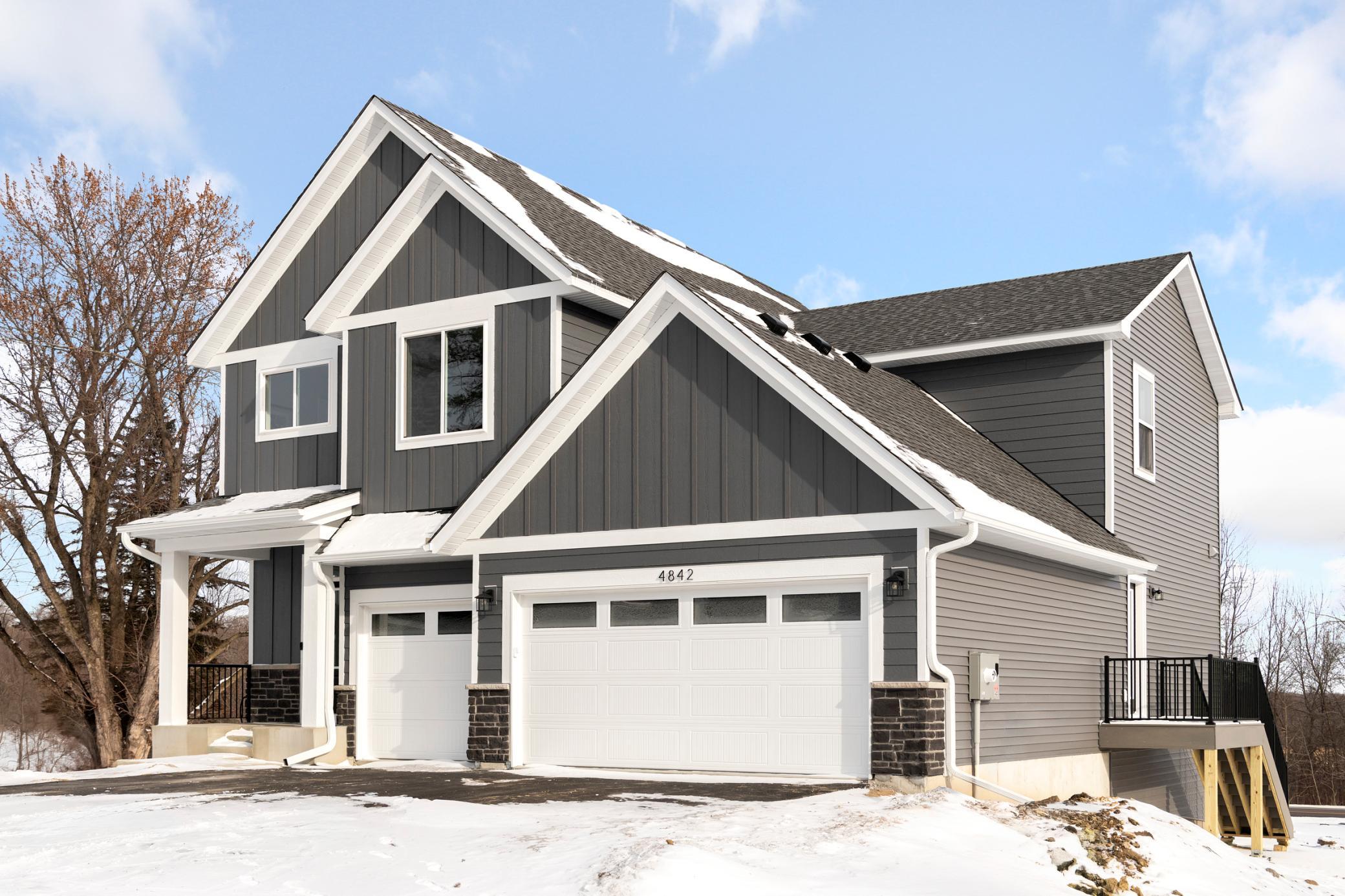 Grill deck to large backyard! This home is now completed! Quick move in New home with warranties!