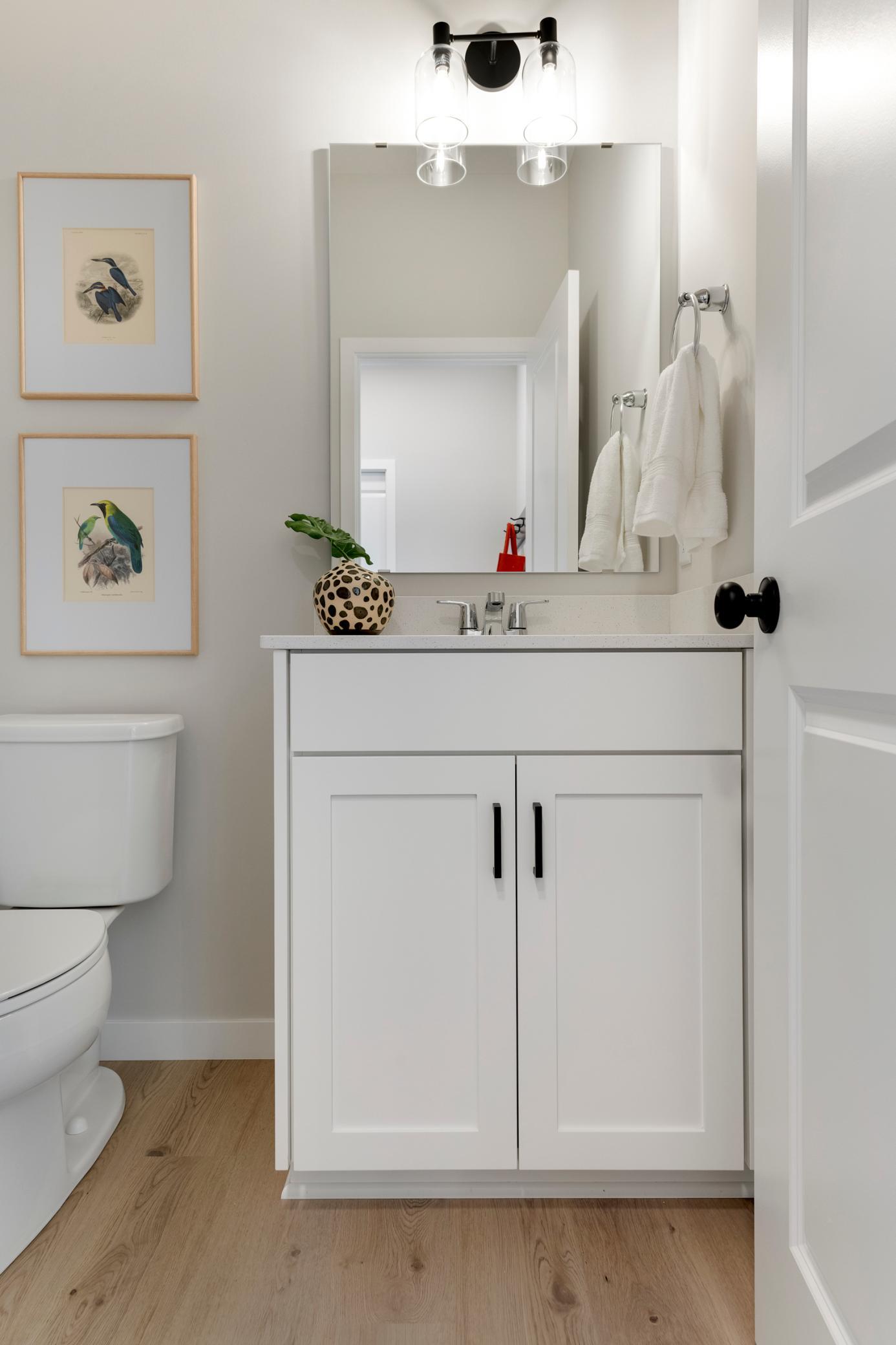 Convenient Powder room off the Garage and Mudroom!