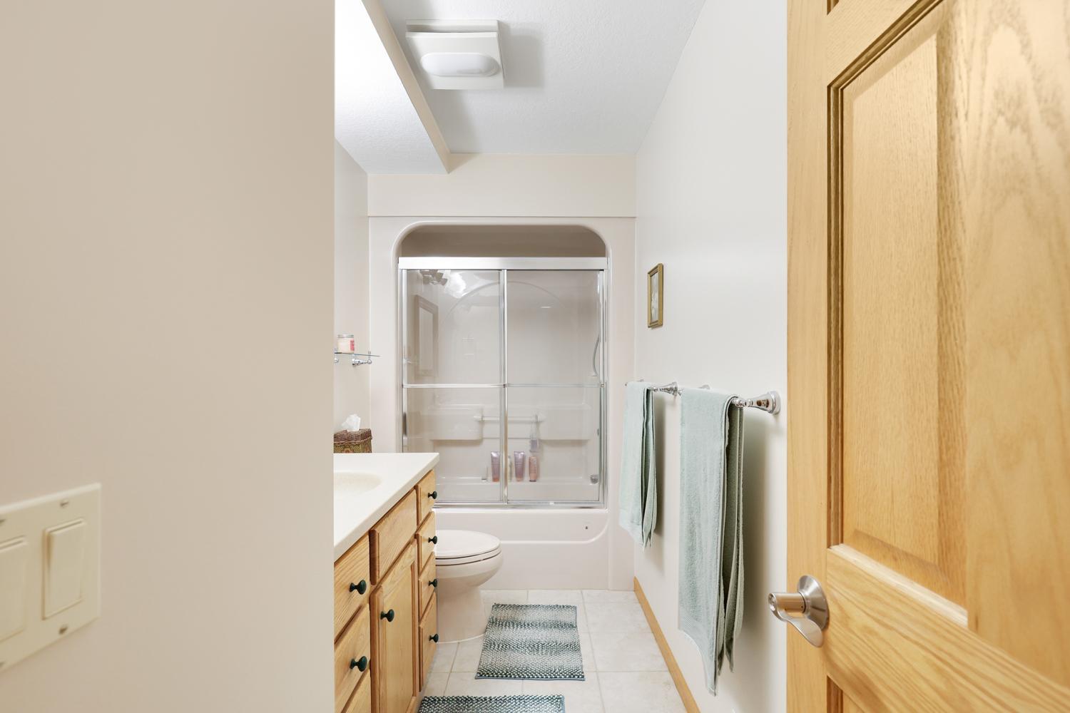 Lower level 3/4 bath