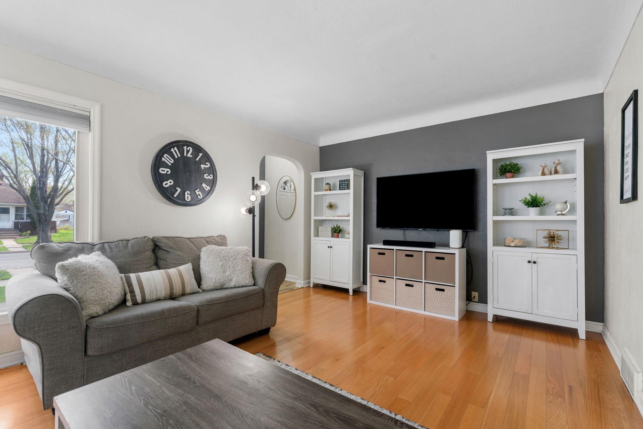 Beautiful hardwood floors throughout the main level.