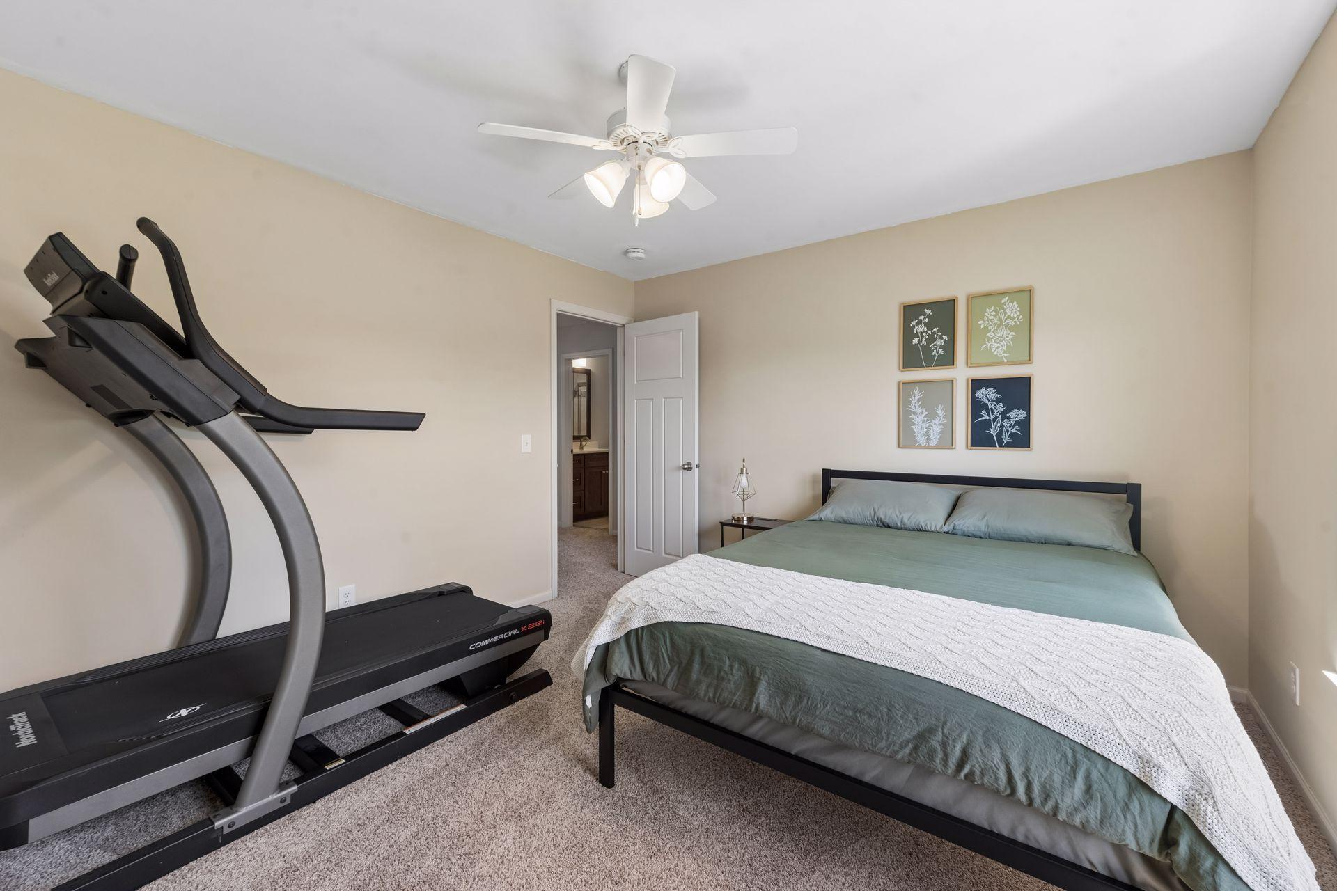 There are four bedrooms on the second floor of this home and all of them are of considerable size.