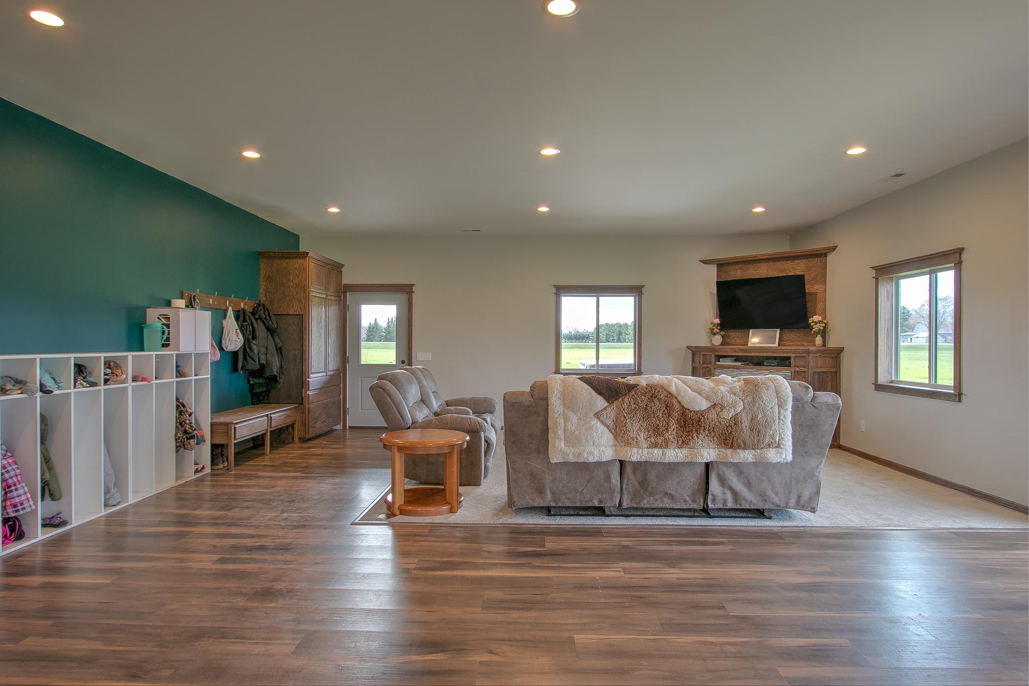 Living and Entryway
