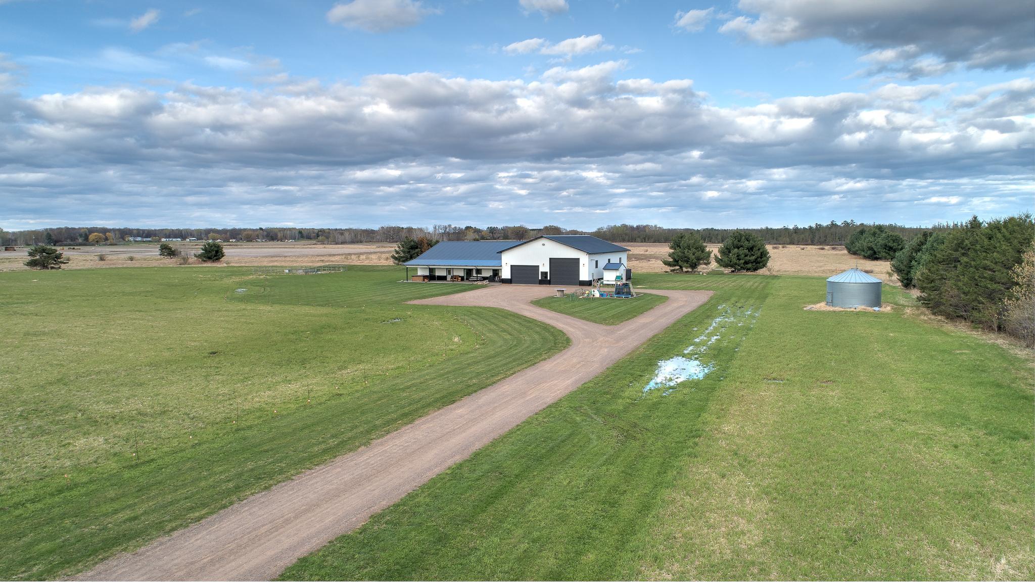 Home with Grain Bin