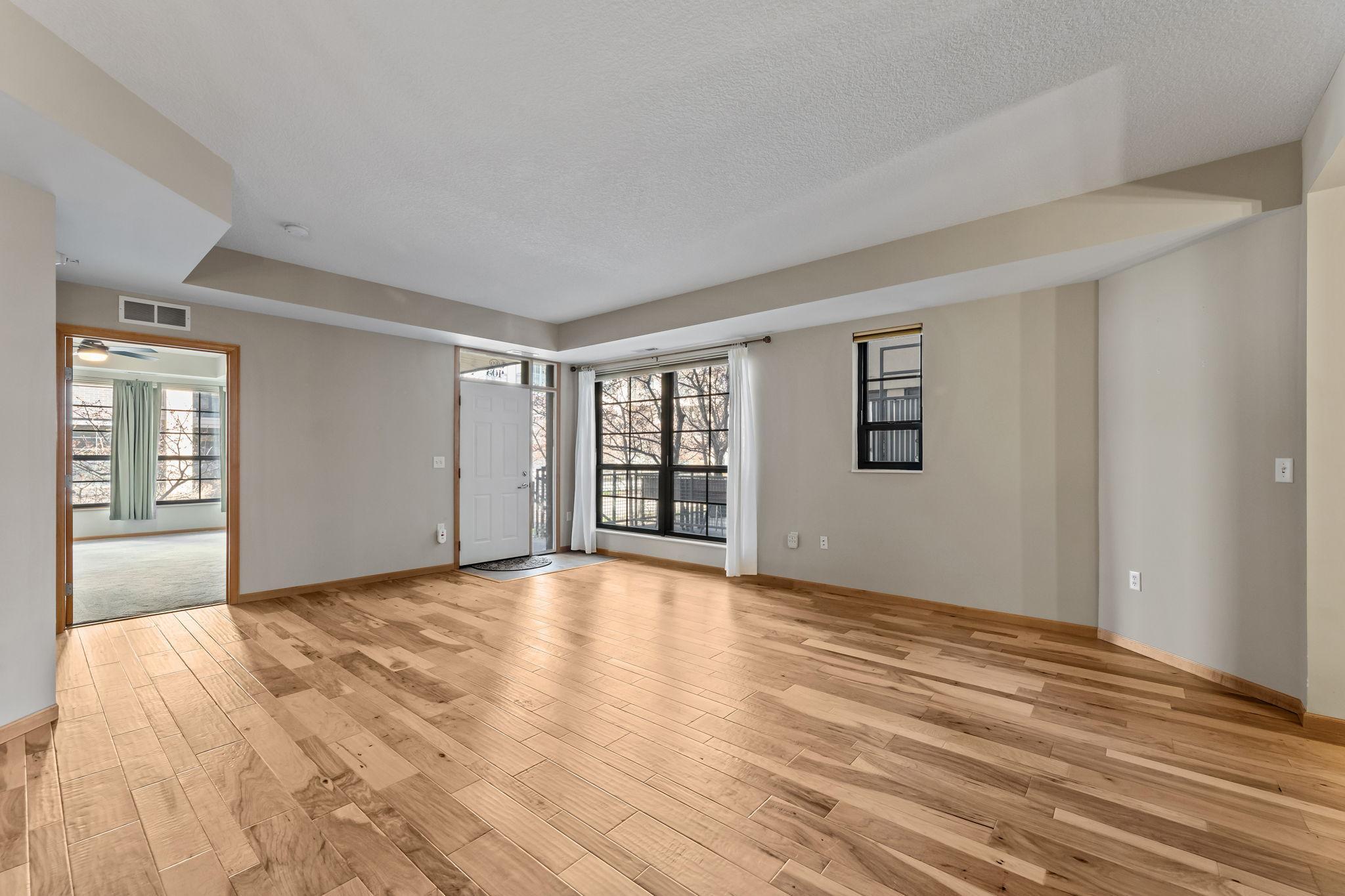 Large living/dining area