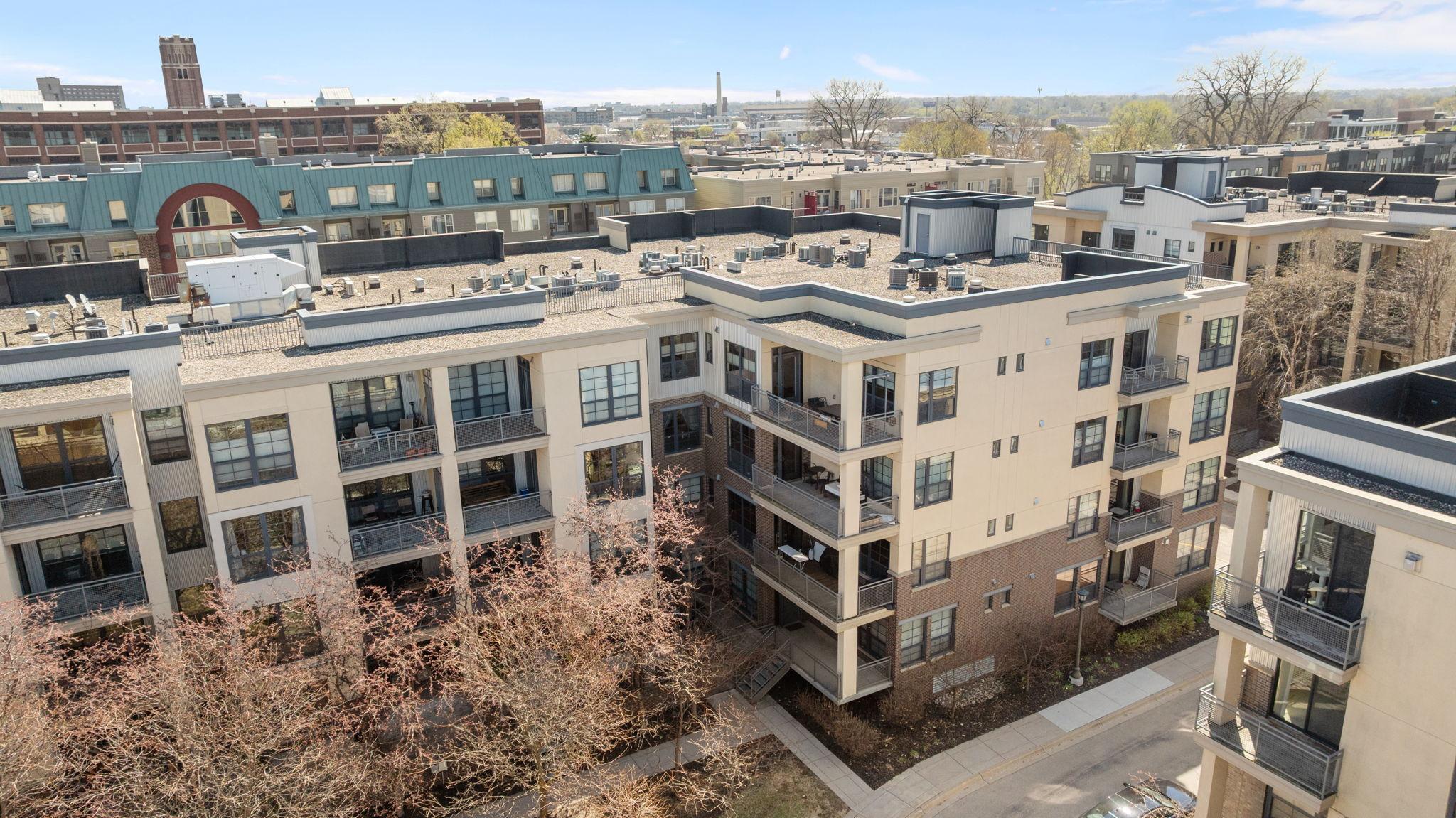 Newer building in St. Paul - near the light rail