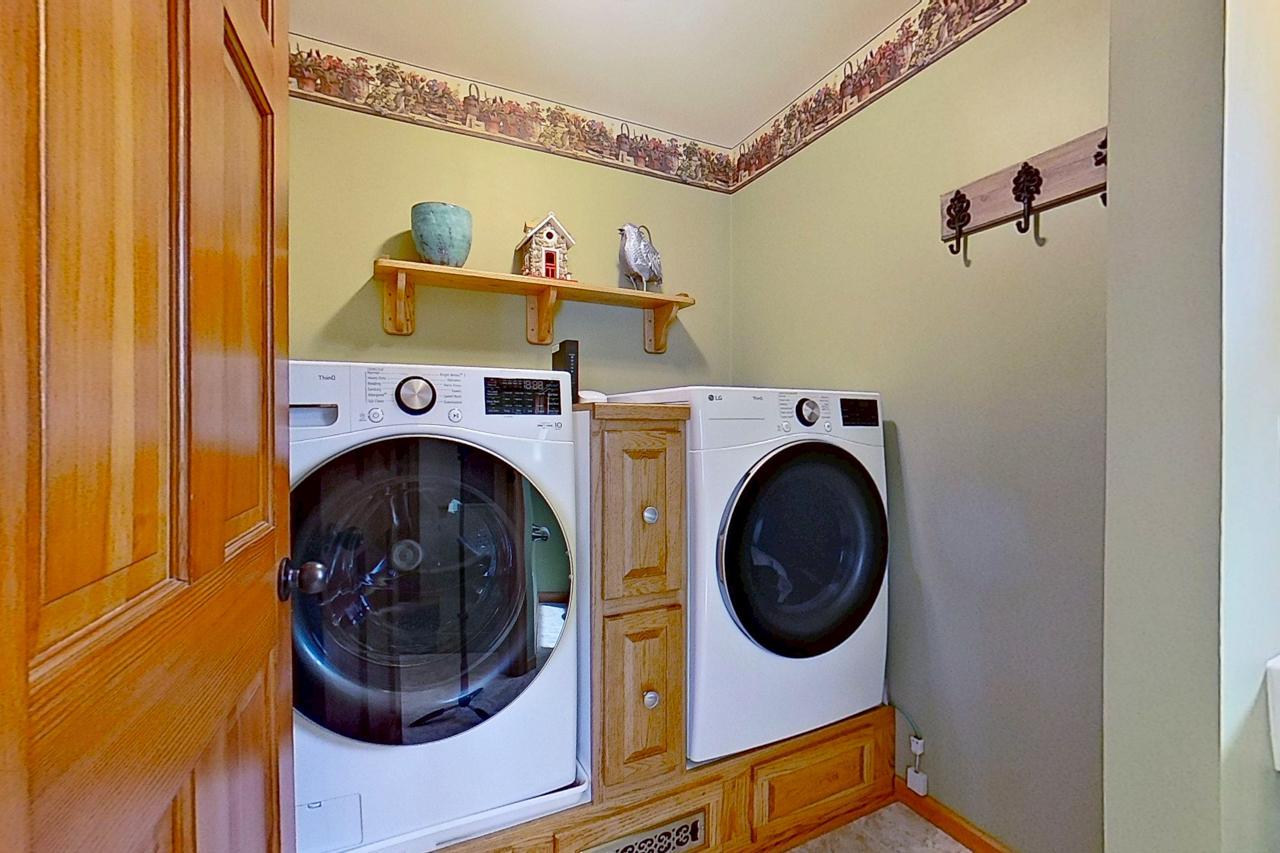 Main floor laundry area