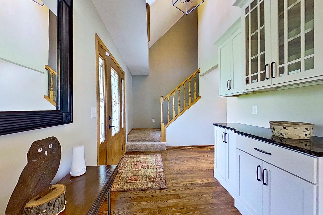 View of the front door entry