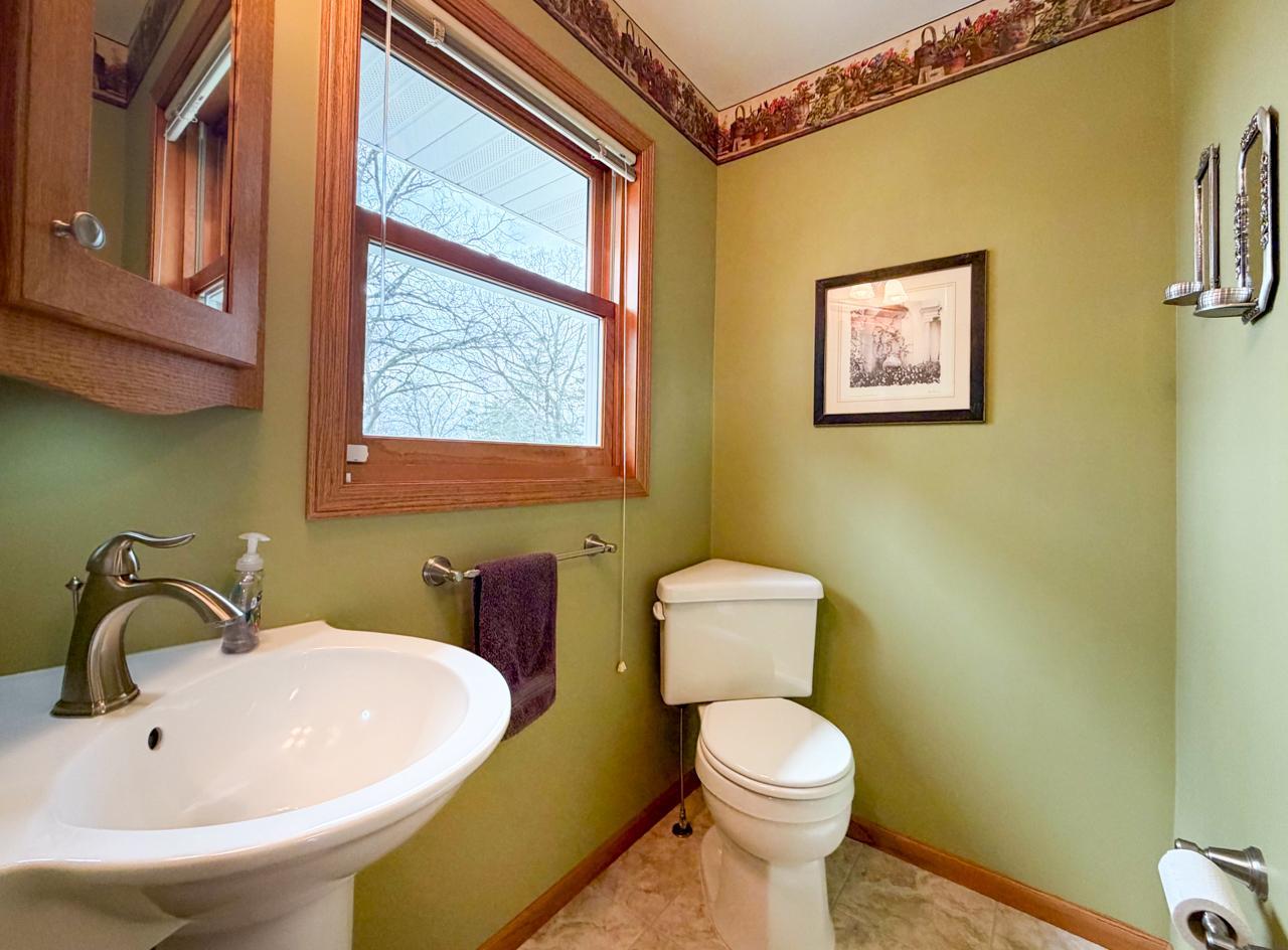 Main floor half bath