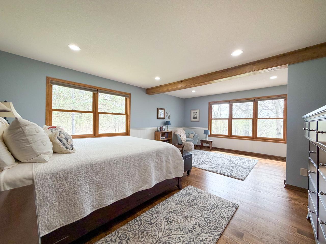 Main floor primary bedroom/suite