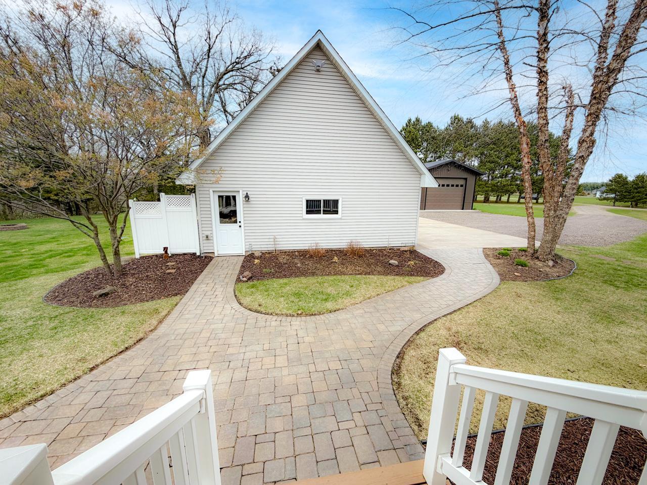 View from the side door entrance