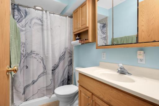 Lower level 3/4 bathroom