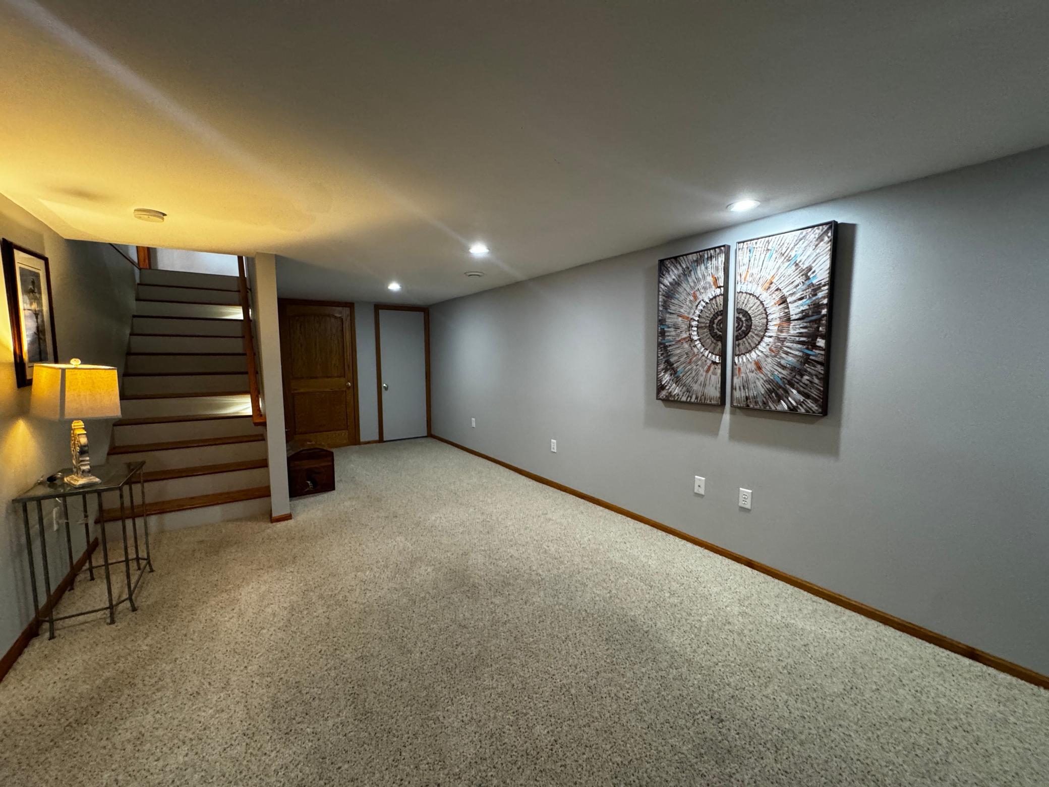 Lower level bonus/family room.
