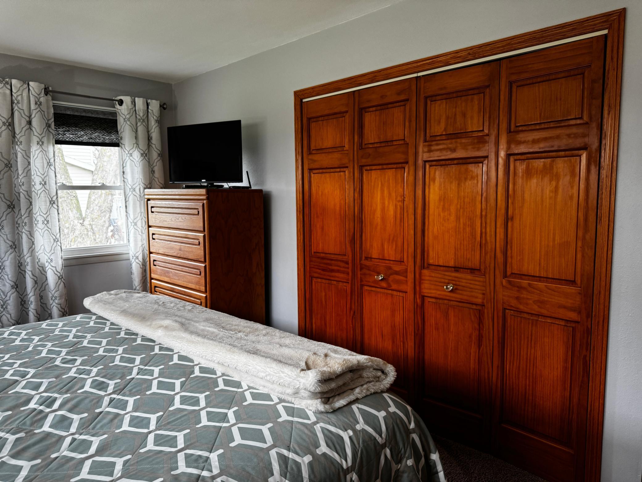 Primary main floor bedroom