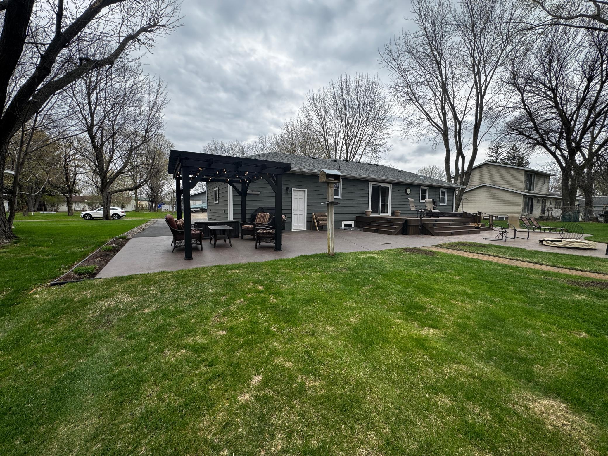 Backyard exterior.
