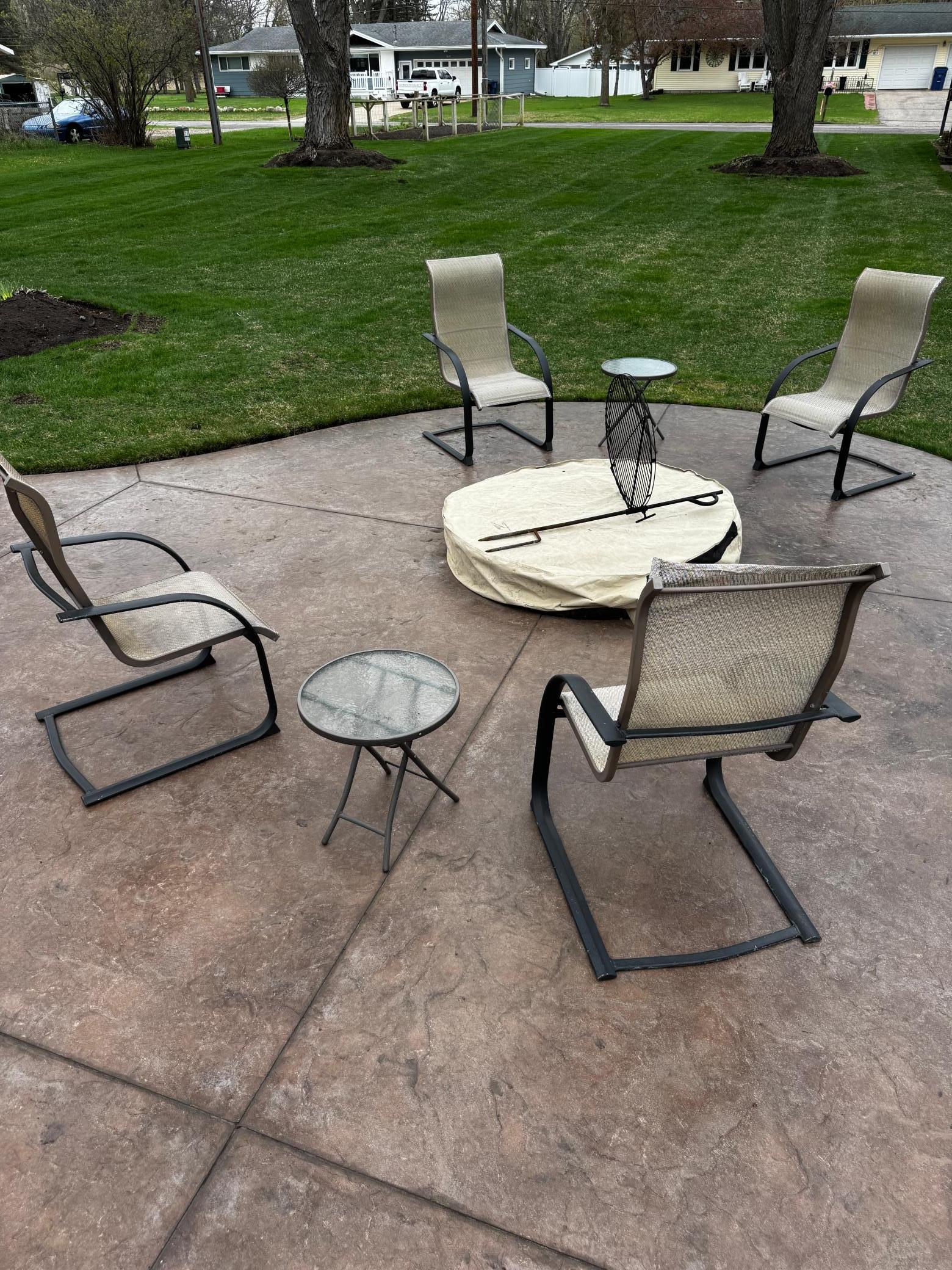 Firepit area.