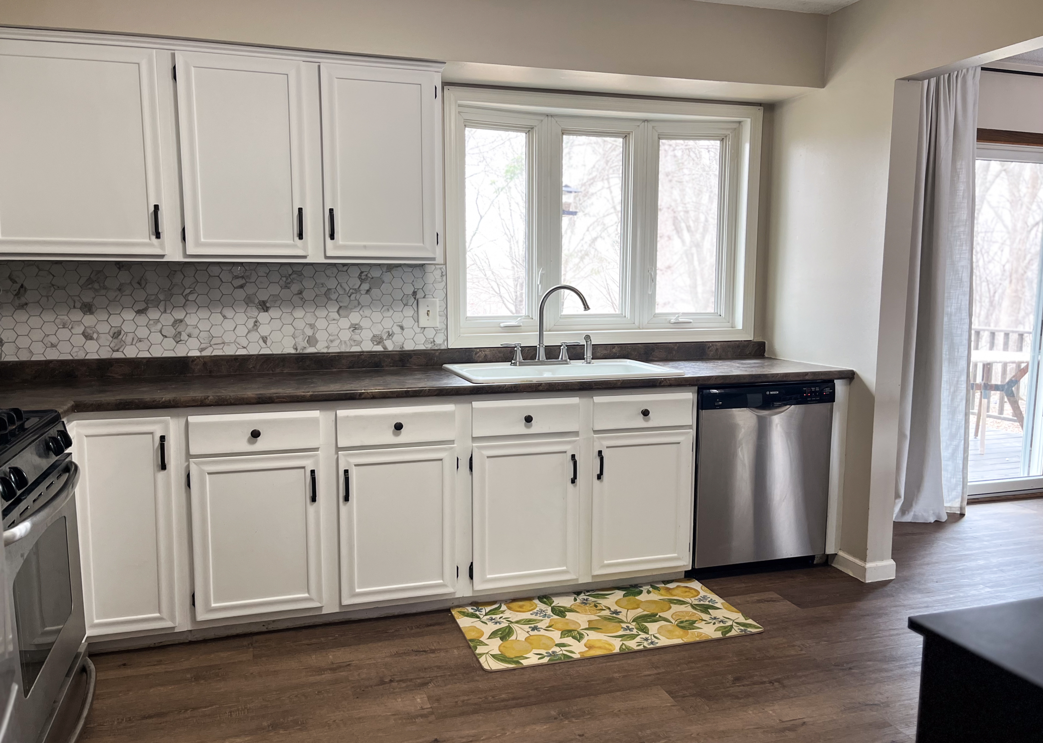 Kitchen window to enjoy the view