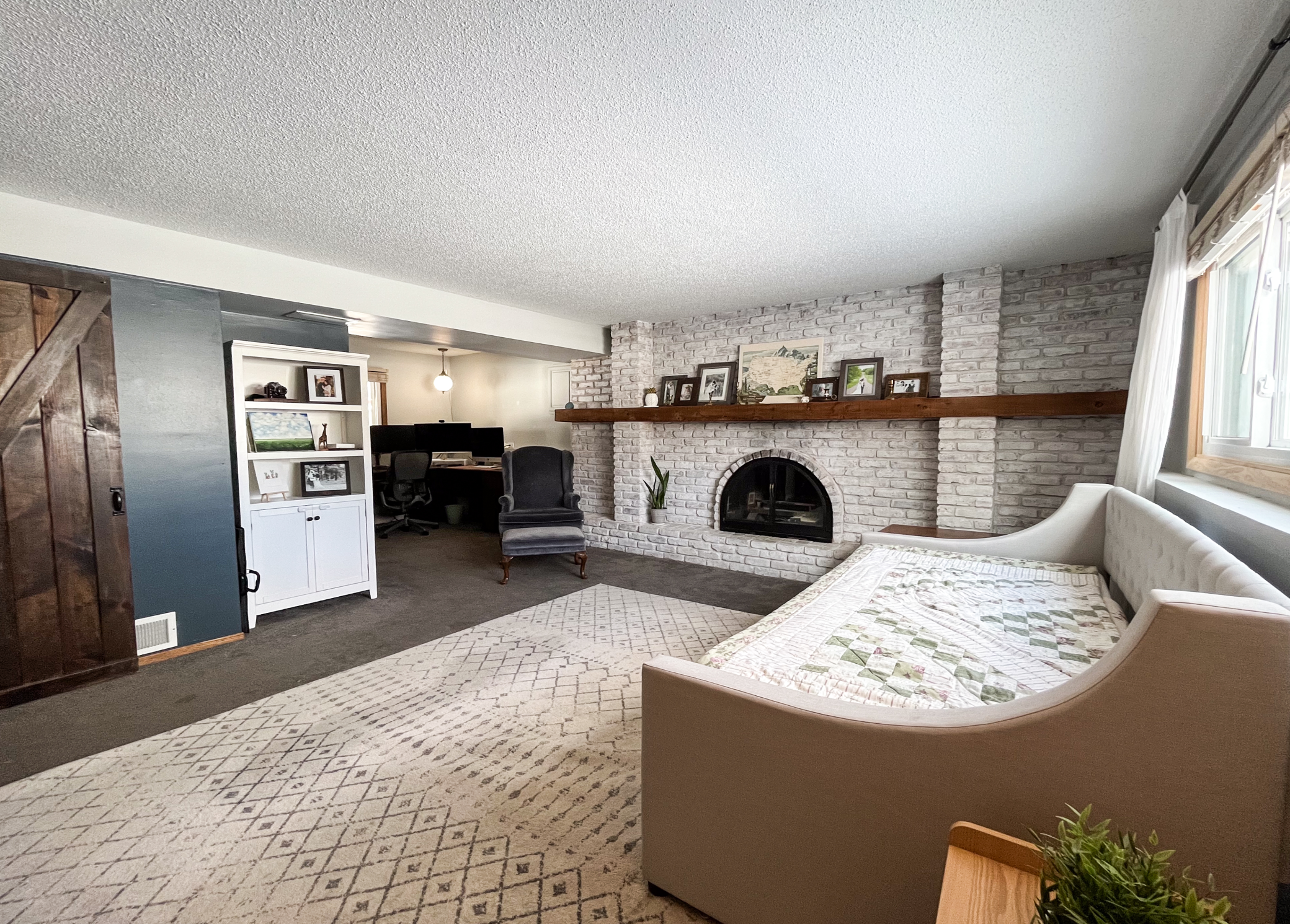 Lower level family room