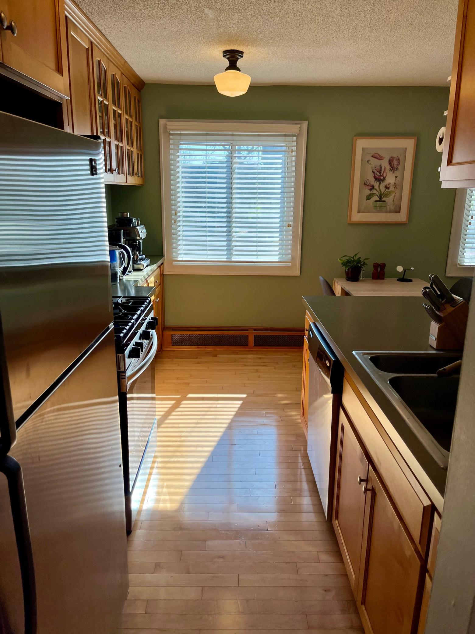 Kitchen from entryway