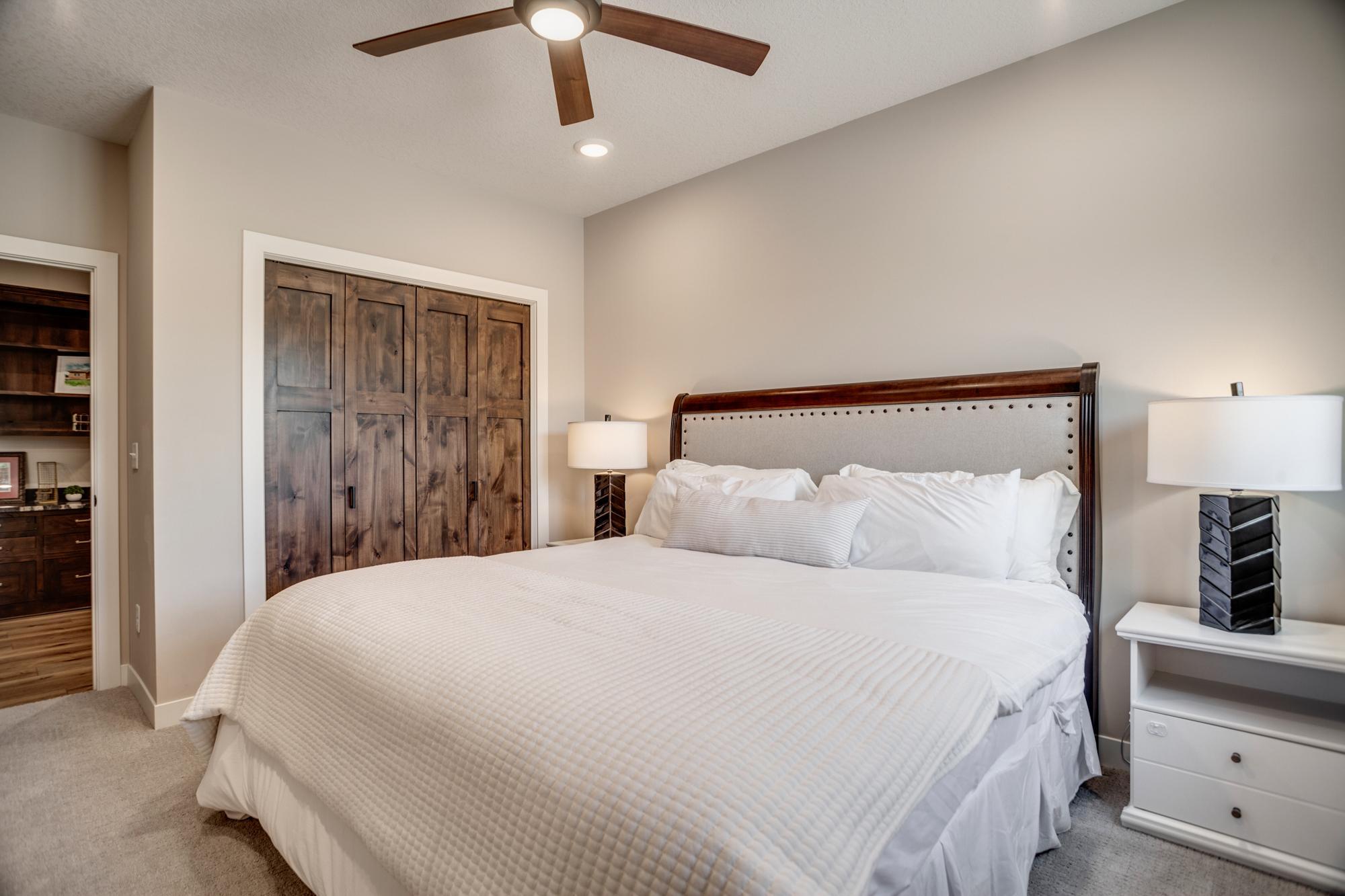 Fourth bedroom located in lower level