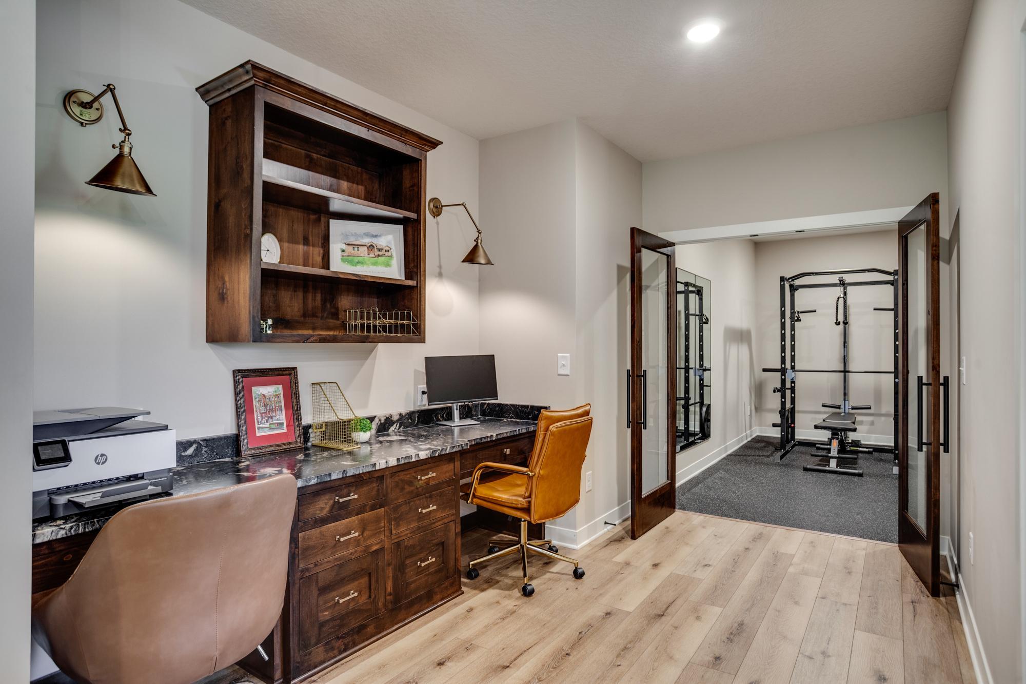 Home office work spaces