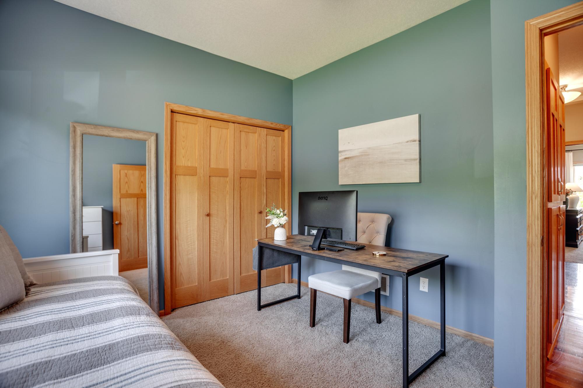 Third bedroom on the main level