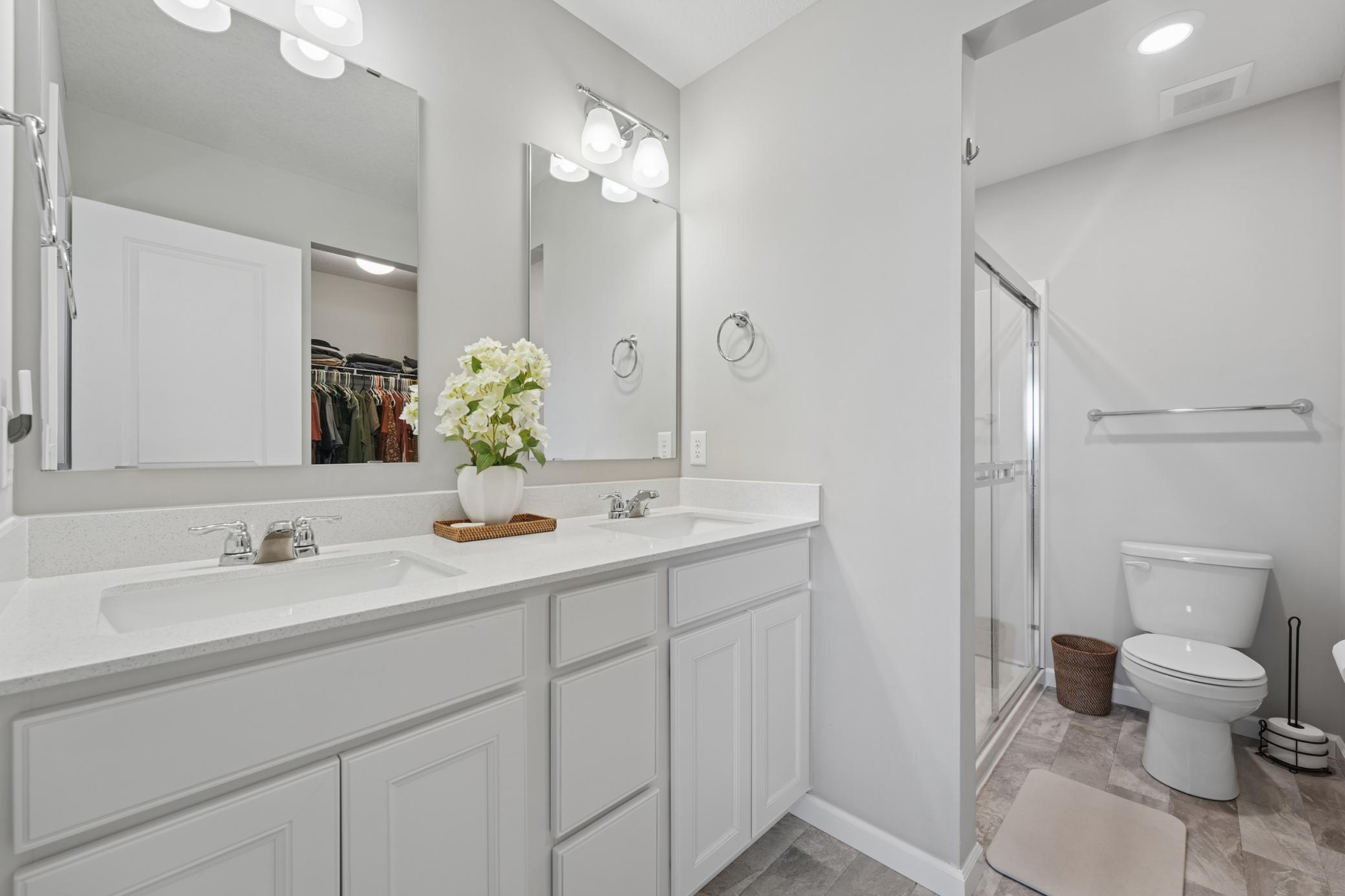 Primary Bath with Dual Sinks