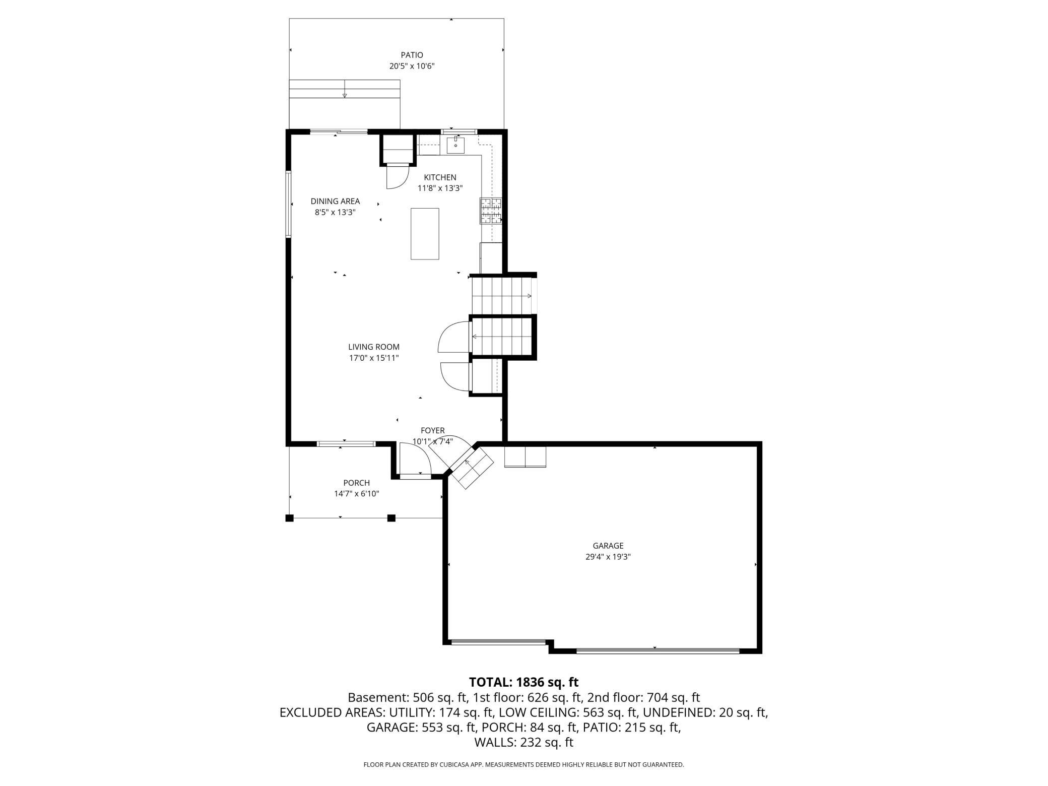 Main Level Floor Plan