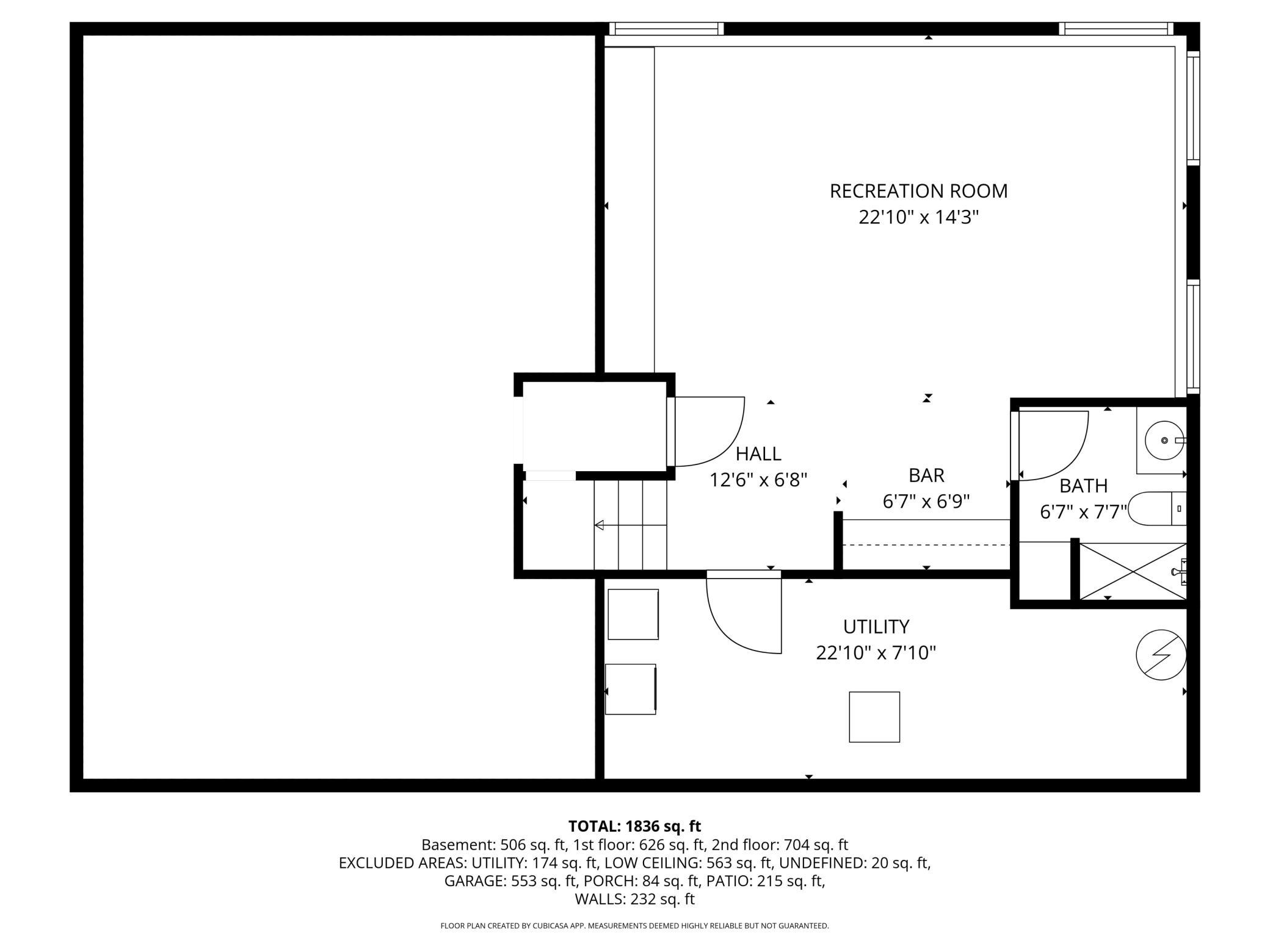 Lower Level Floor Plan