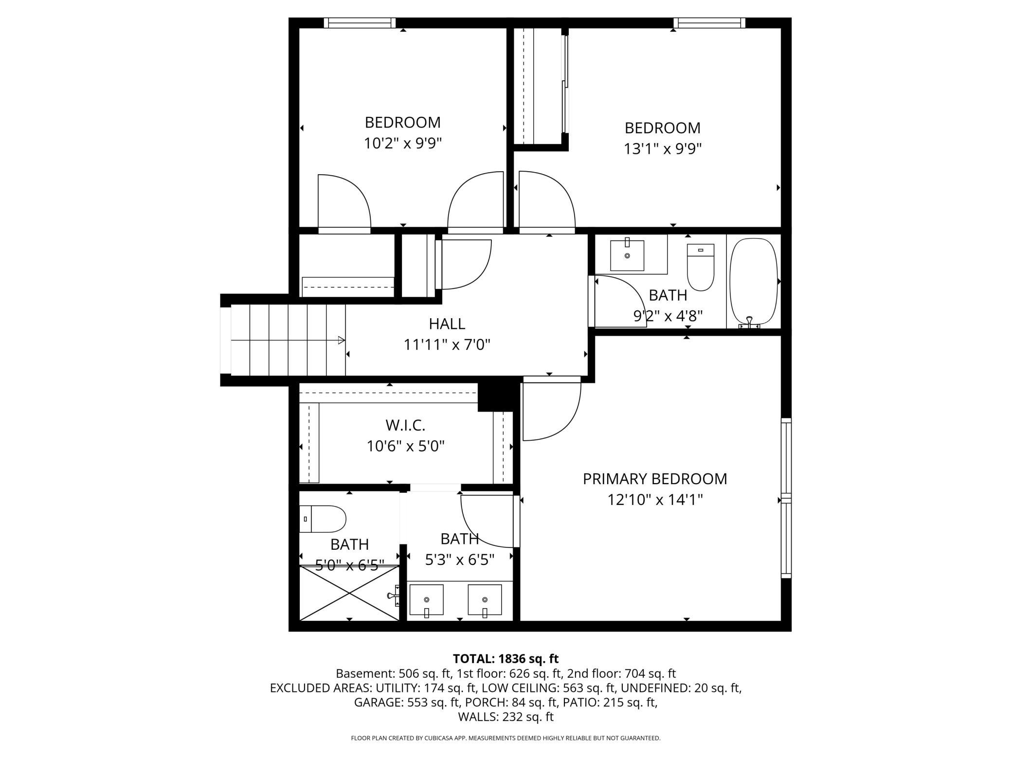 Upper Level Floor Plan