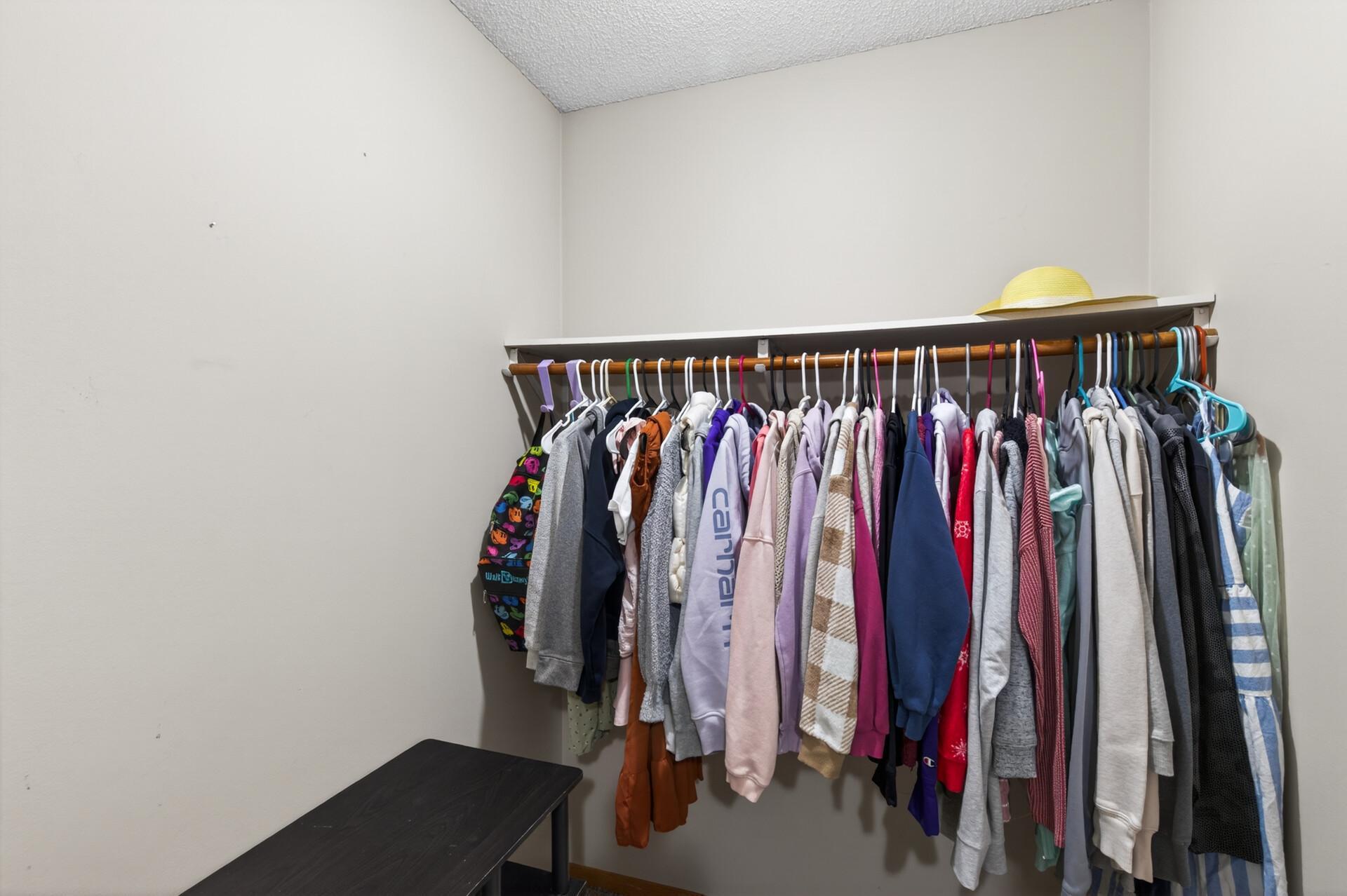 BR 2 with large walk-in closet