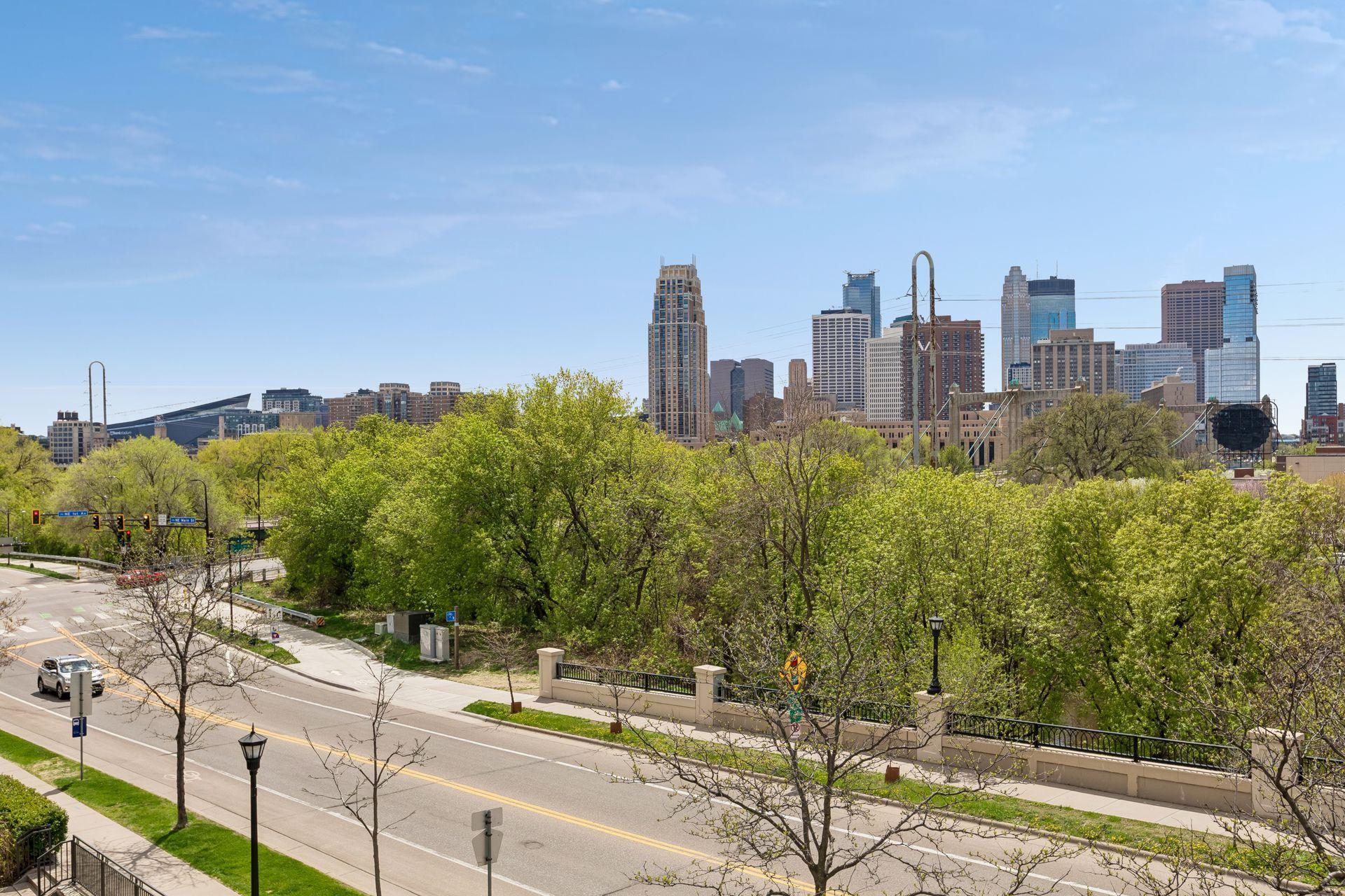 Beautiful skyline views from your rooftop deck. Perfect venue for watching fireworks