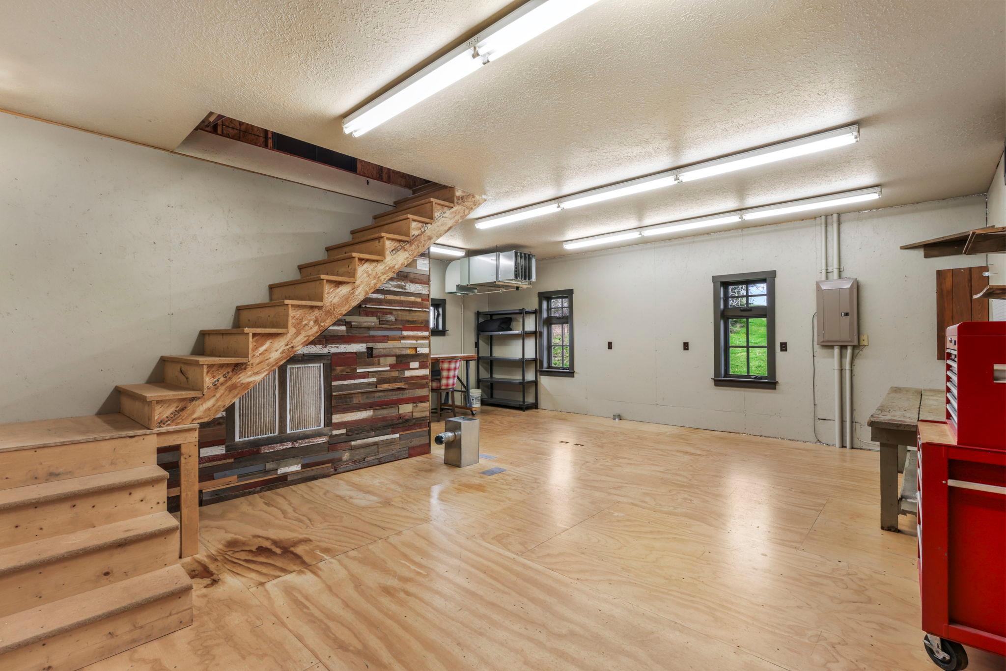 Studio or workshop space.