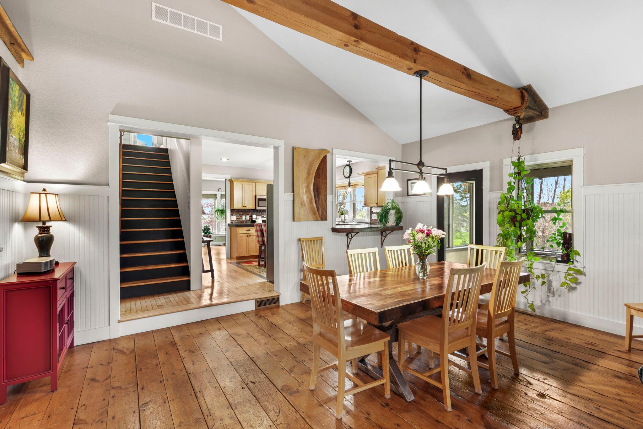 Kitchen and dining spaces connect beautifully for everyday living and entertaining alike.