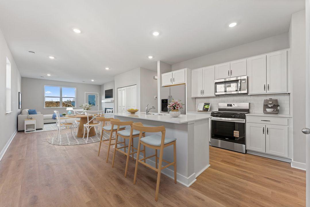 Welcome home to the lovely Sawyer floor plan! Virtually staged photo, color and finish will vary.