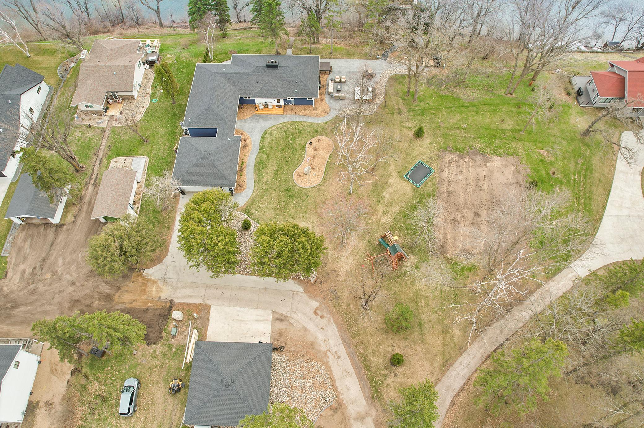 Overhead view