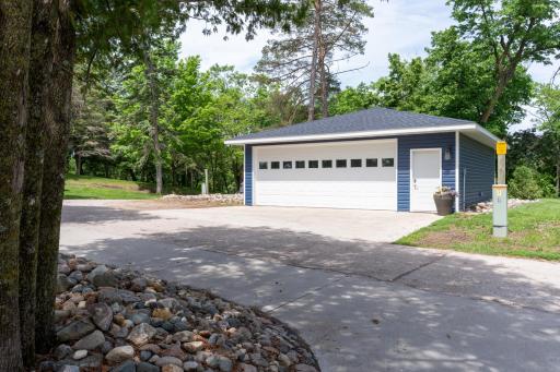 Detached over-sized 2-stall garage