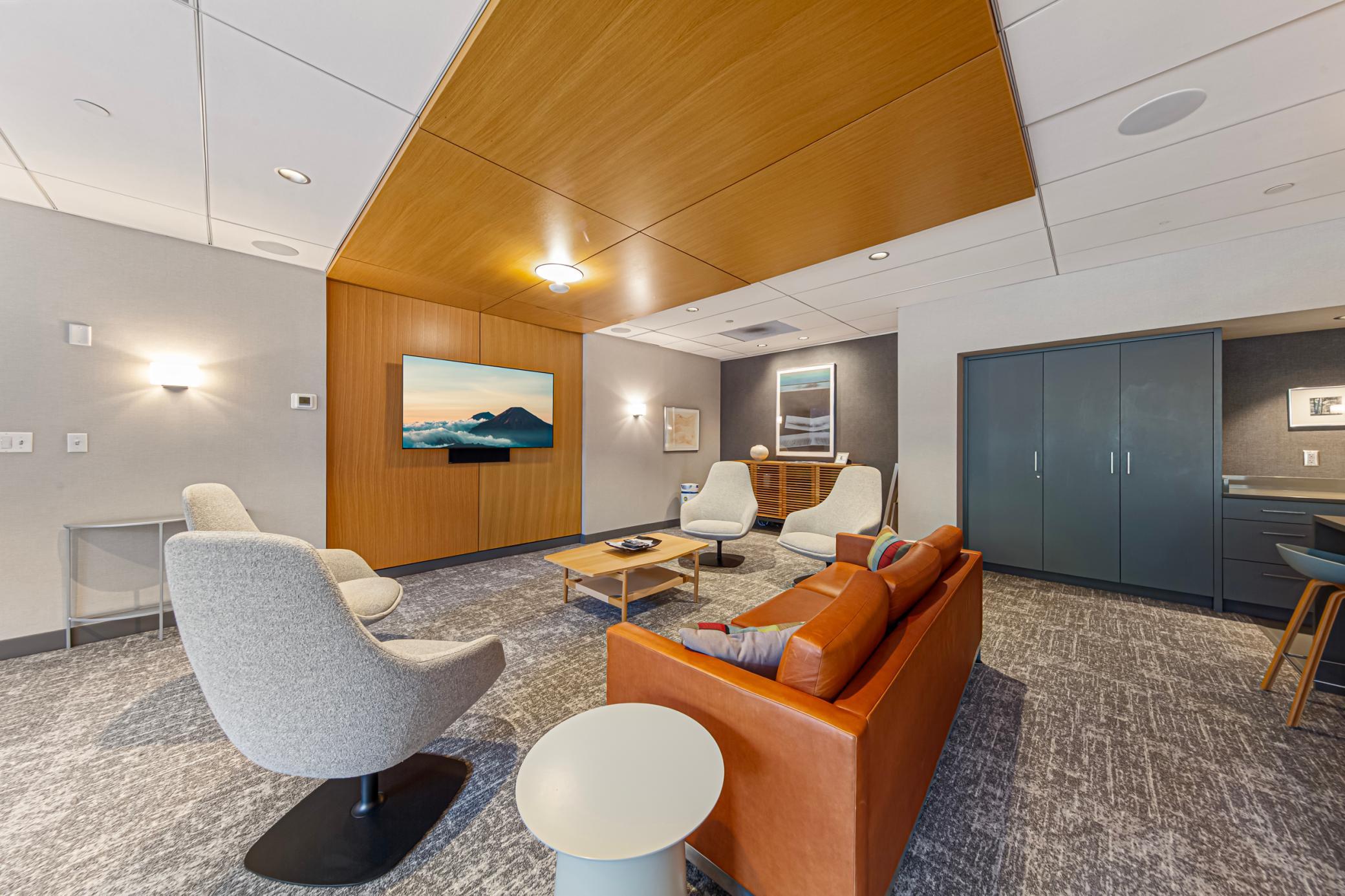Lounge area of the community room